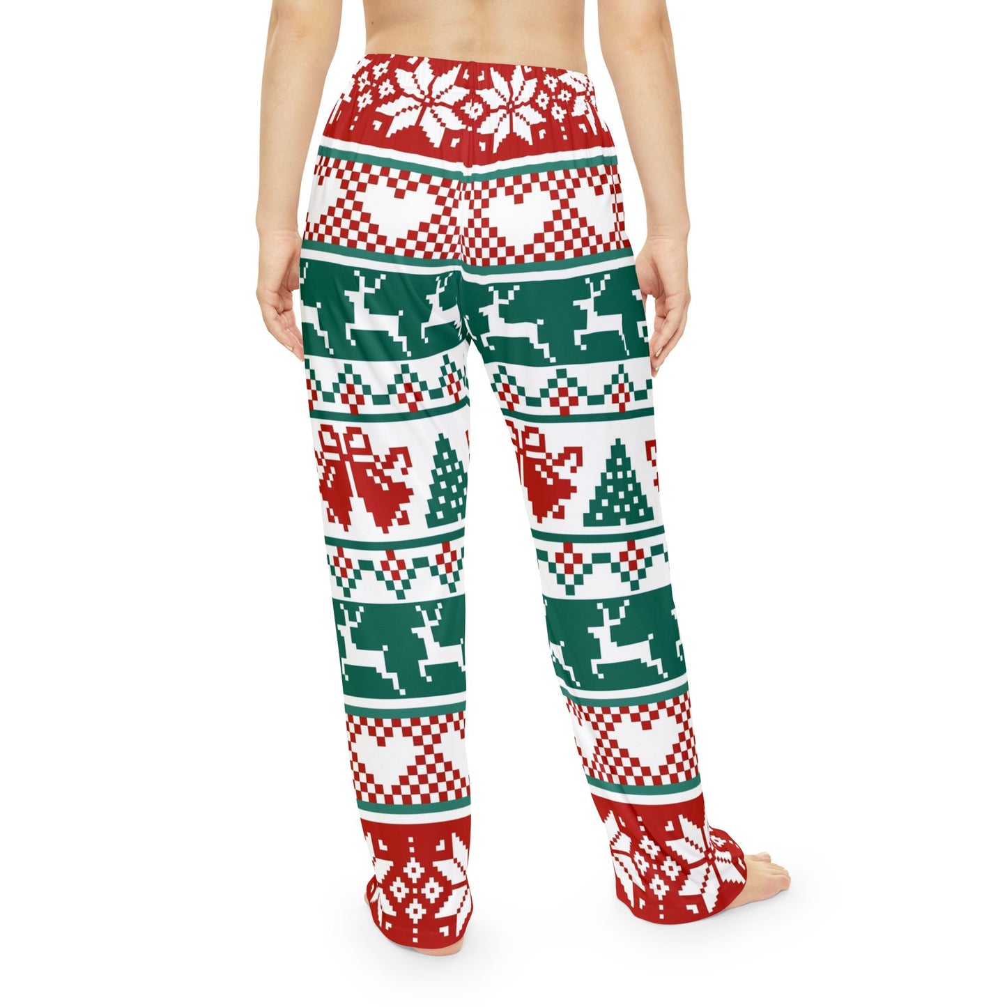 Festive Christmas Women's Pajama Pants, Cozy Holiday Loungewear, Winter Sleepwear, Comfortable Sleep Pants, Gift for Her
