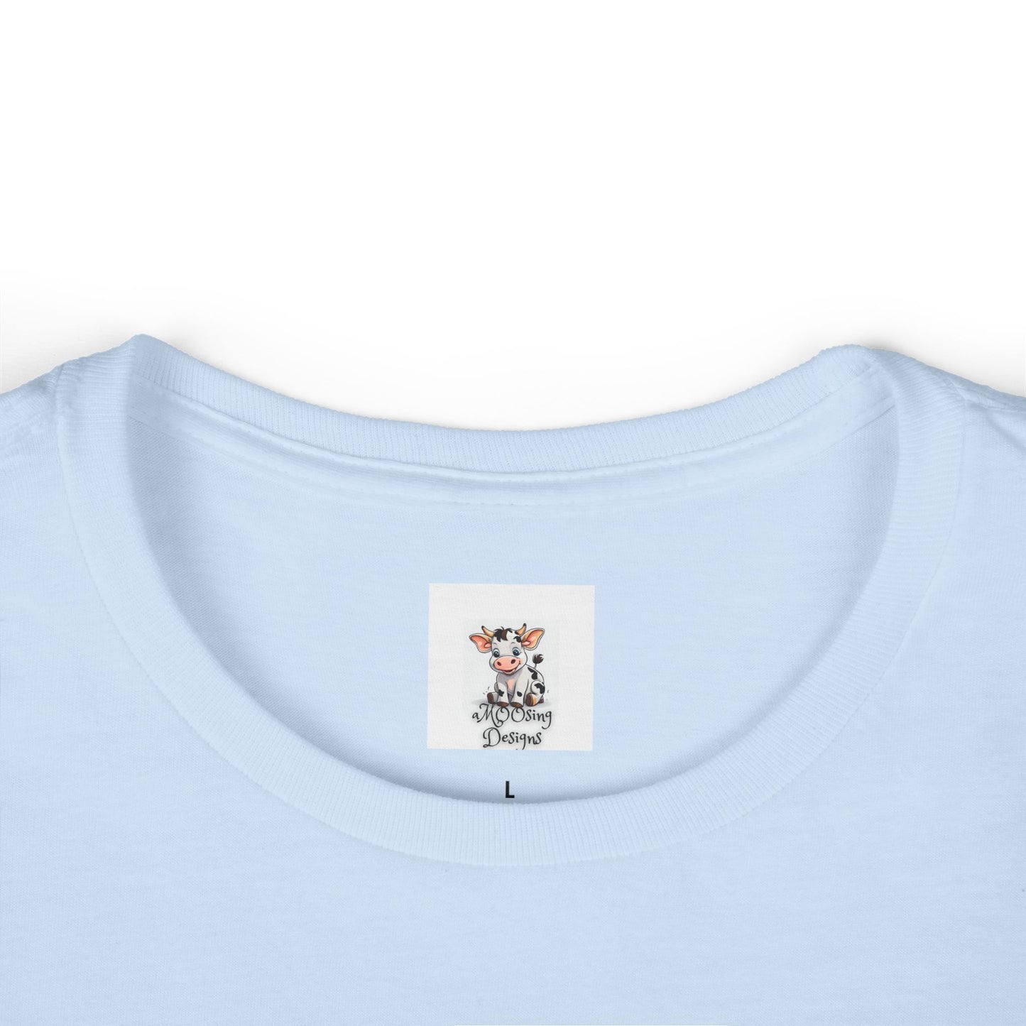 Cute But Broke Women's Softstyle Tee - Fun Shirt for Budget-Friendly Fashion Lovers - aMOOsing Designs