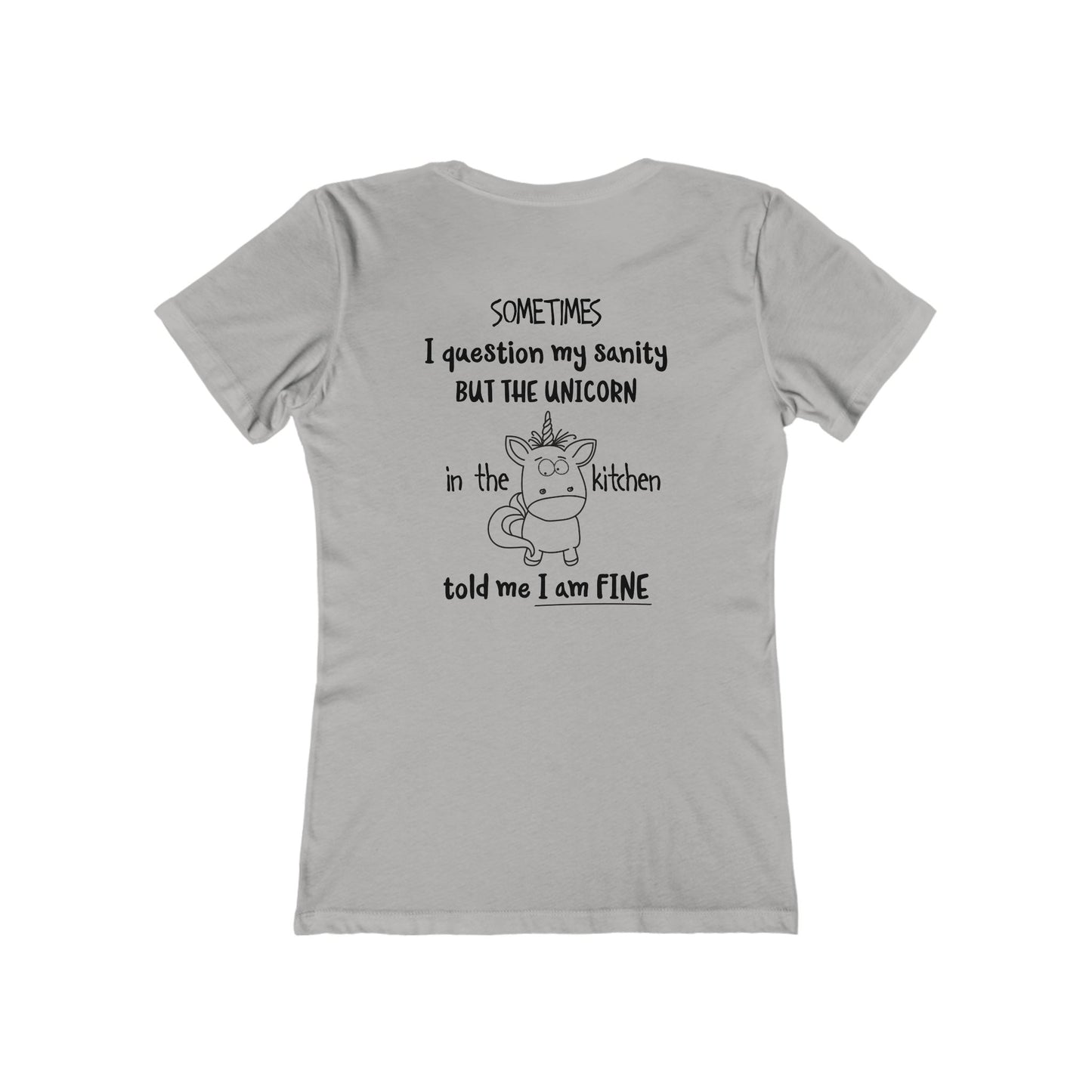 The Boyfriend Tee for Women - Funny Unicorn Shirt