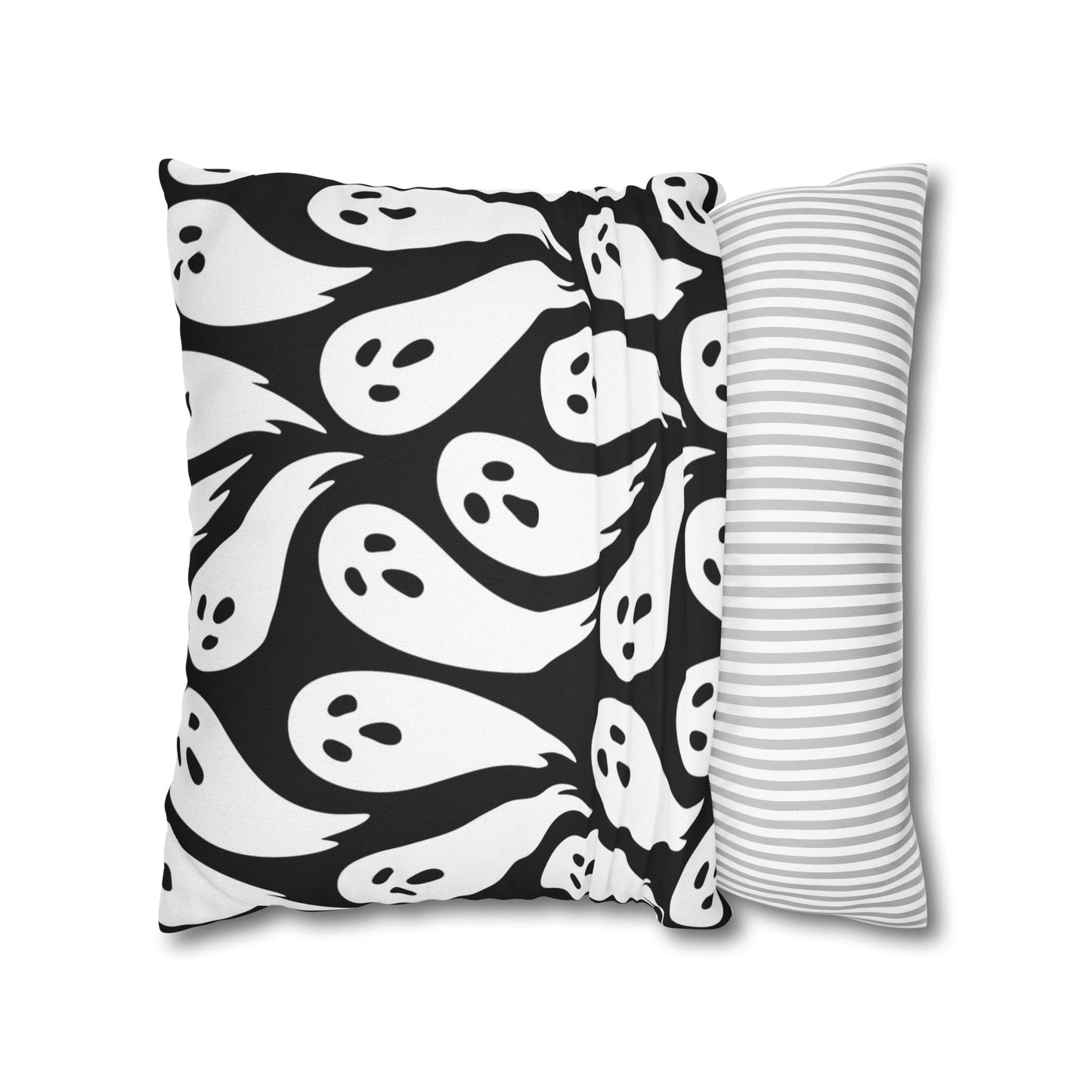 Spooky Ghost Pillowcase, Halloween Decor, Home Accent, Pillowcase for Fall, Scary Home Decor - aMOOsing Designs