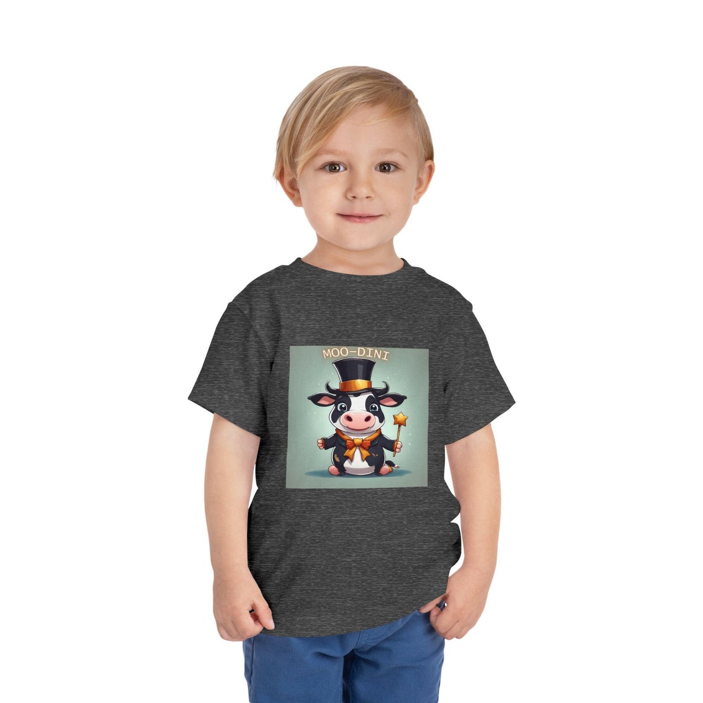MOO-dini- Toddler Short Sleeve Tee.