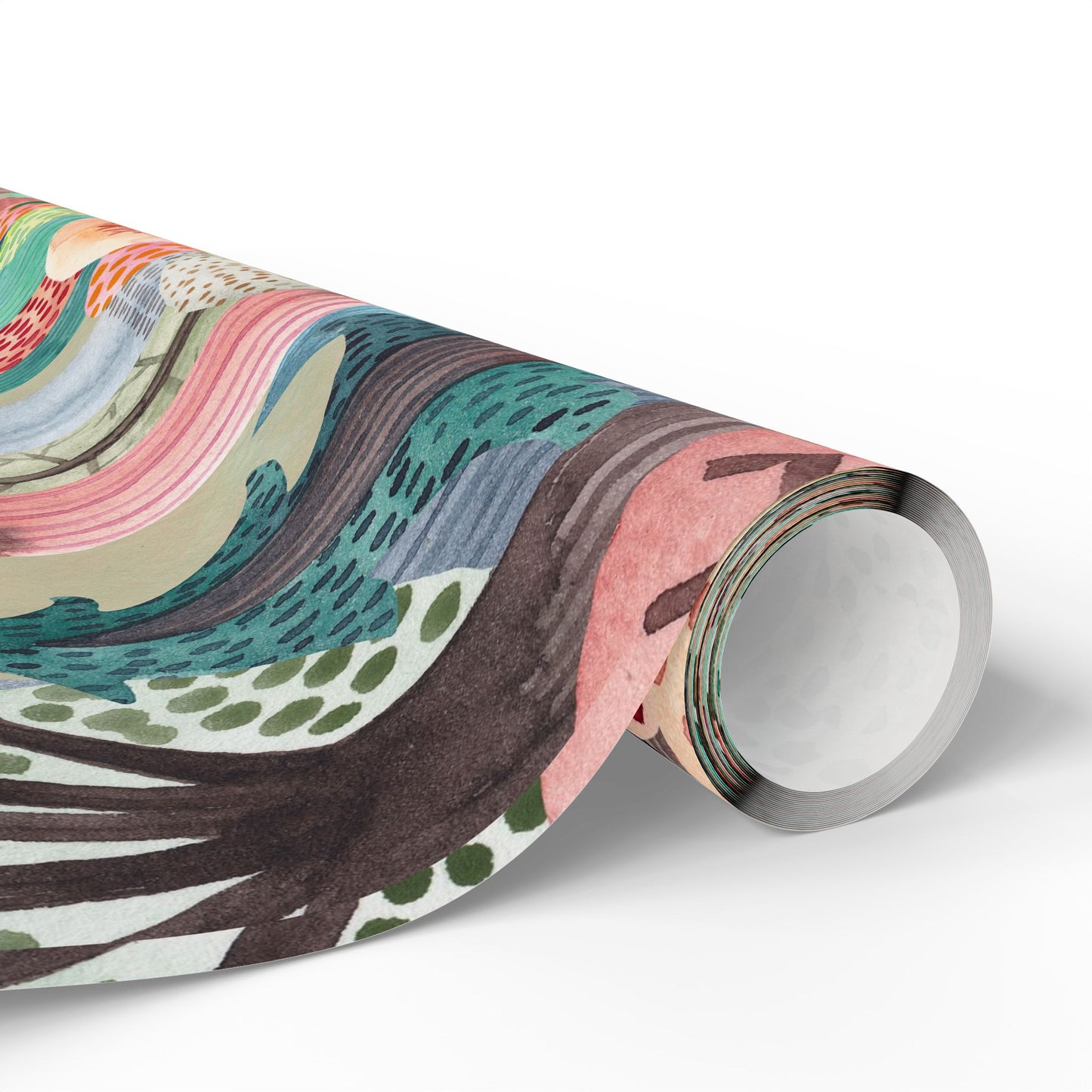 Whimsical Wrapping Paper Roll, Colorful Gift Wrap, Eco-Friendly Party Supplies, Forest-Themed Wrap, Holiday & Birthday Gift Wrap
