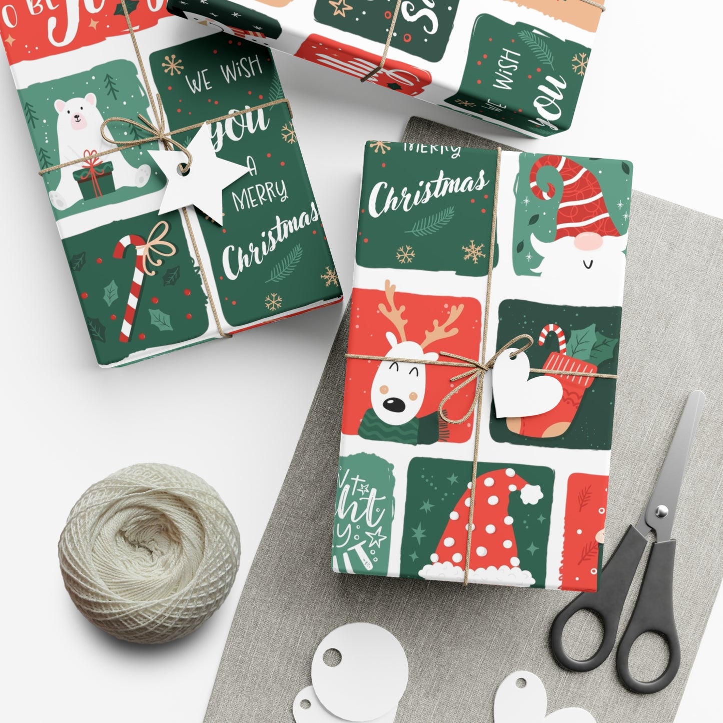 Festive Holiday Gift Wrap Papers – Jolly Designs for Christmas Celebrations - aMOOsing Designs