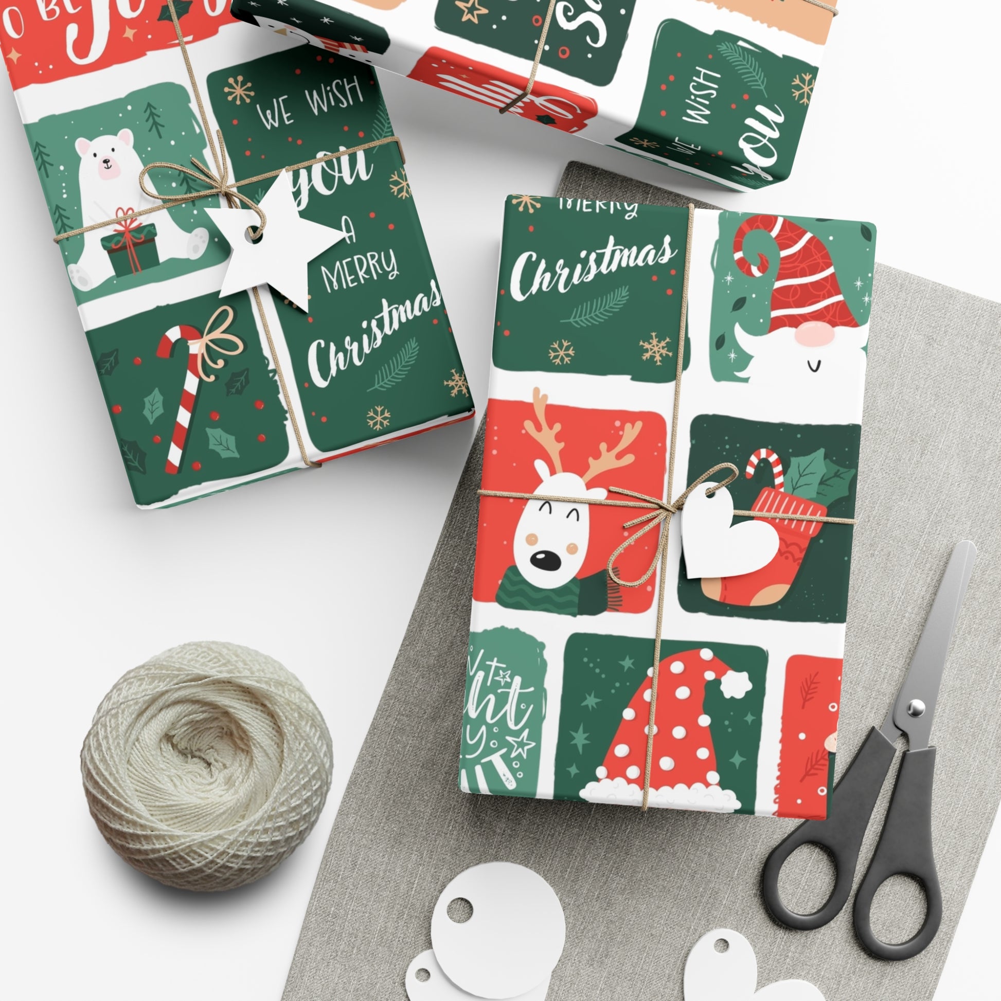 Festive Holiday Gift Wrap Papers – Jolly Designs for Christmas Celebrations - aMOOsing Designs