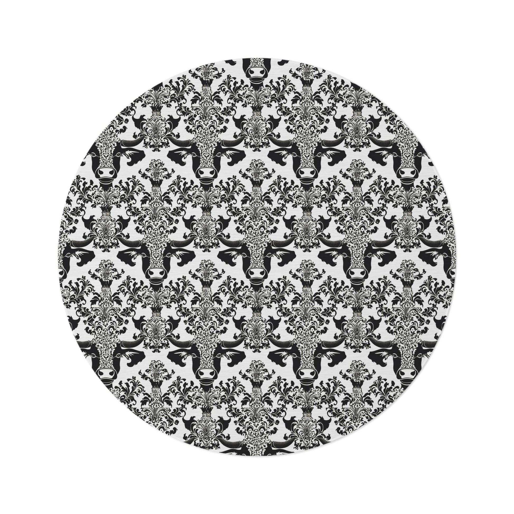 daMOOsk Round Rug.