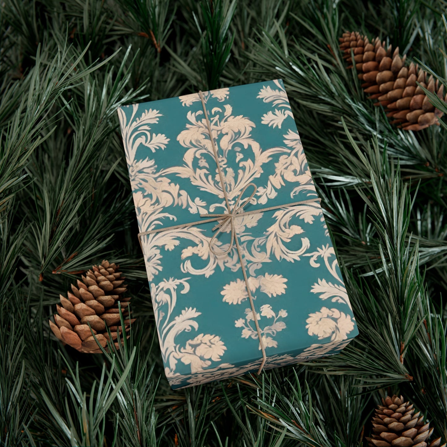 Elegant Floral Gift Wrap Papers, Artisanal Wrapping Paper for Birthdays, Weddings, Holidays, Eco-Friendly Packaging - aMOOsing Designs