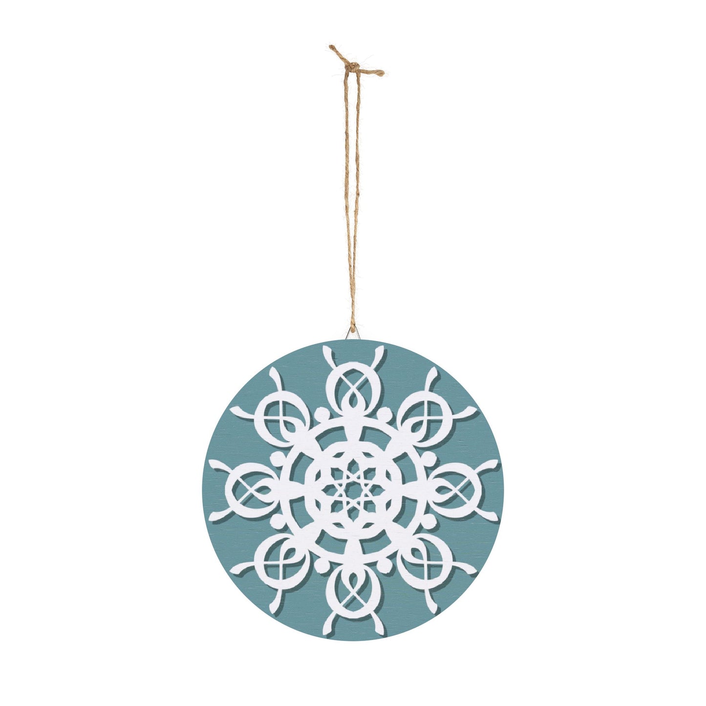 Winter Snowflake Wood Sign | Holiday Decor, Rustic Home Decor, Seasonal Wall Art, Christmas Ornament, Handmade Sign