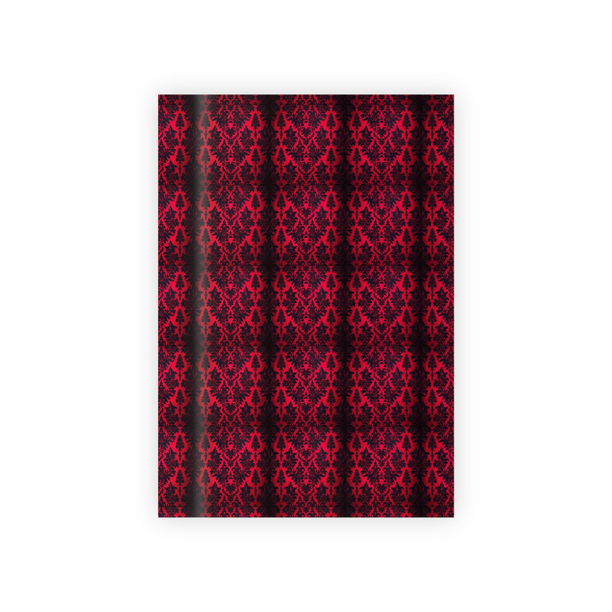 Elegant Gothic Red Gift Wrapping Paper Roll - Perfect for Holidays & Special Occasions - aMOOsing Designs