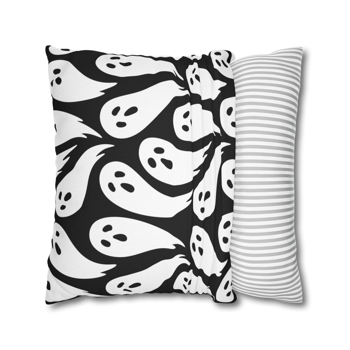 Spooky Ghost Pillowcase, Halloween Decor, Home Accent, Pillowcase for Fall, Scary Home Decor - aMOOsing Designs