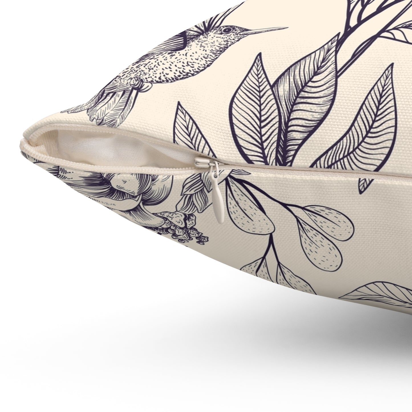 Botanical Nature Pillow, Indoor Decor Cushion, Floral Accent Pillow, Cozy Home Gift, Butterfly Throw Pillow - aMOOsing Designs