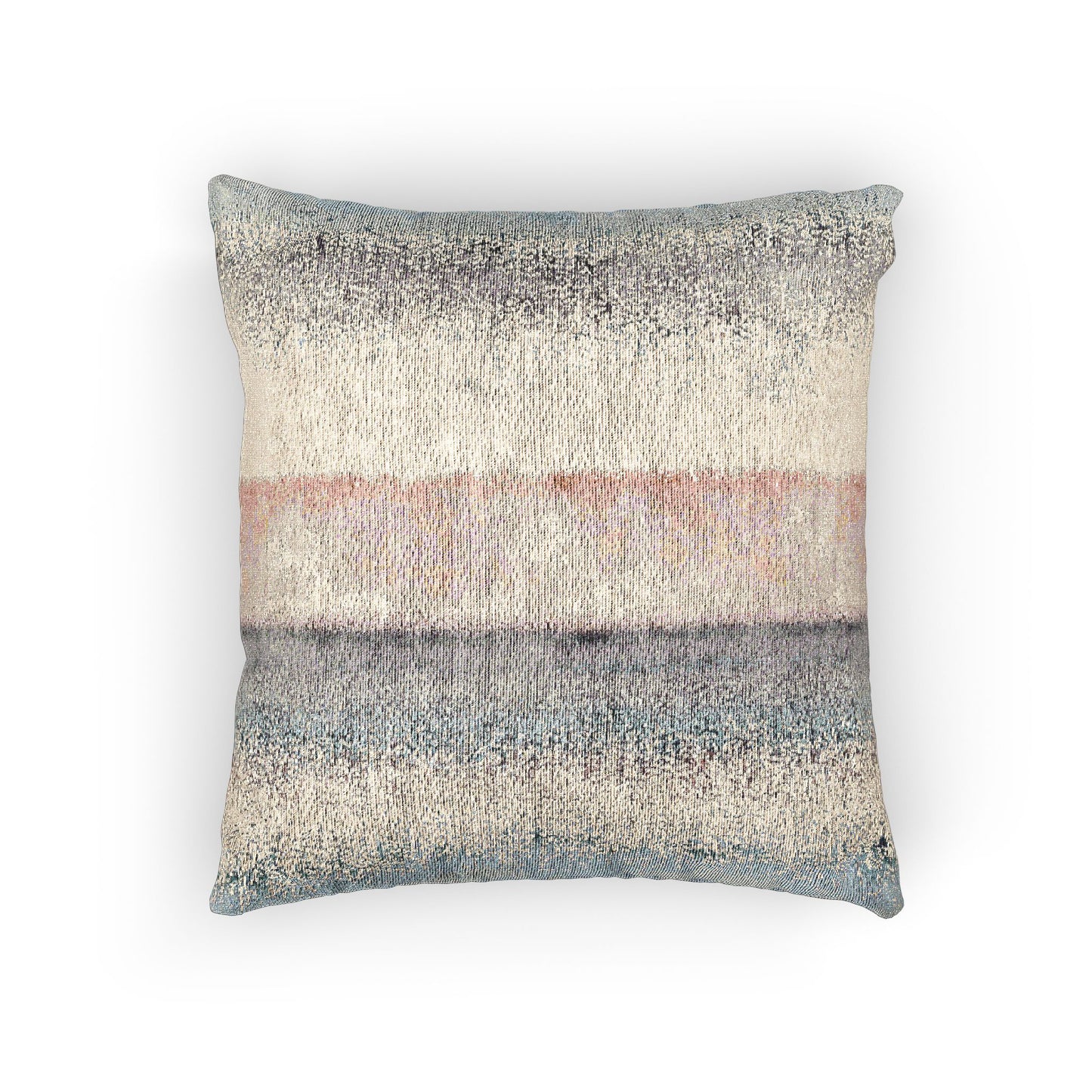 Cozy Woven Pillow, Bohemian Stripes, Home Decor, Decorative Cushion, Textured Throw Pillow, Living Room Accessories, Gift for Her