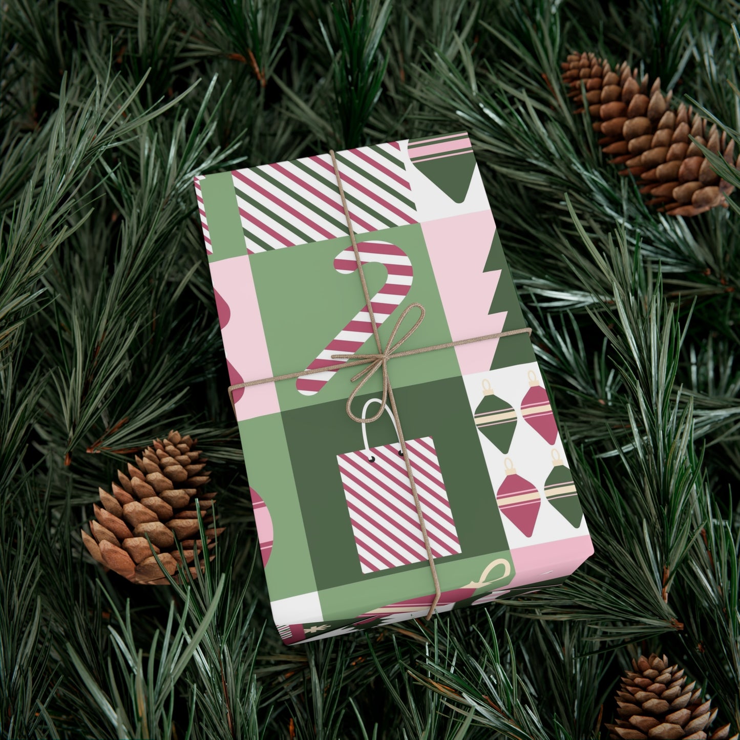 Festive Holiday Gift Wrap Papers - Christmas Patterns for Joyful Gifting - aMOOsing Designs