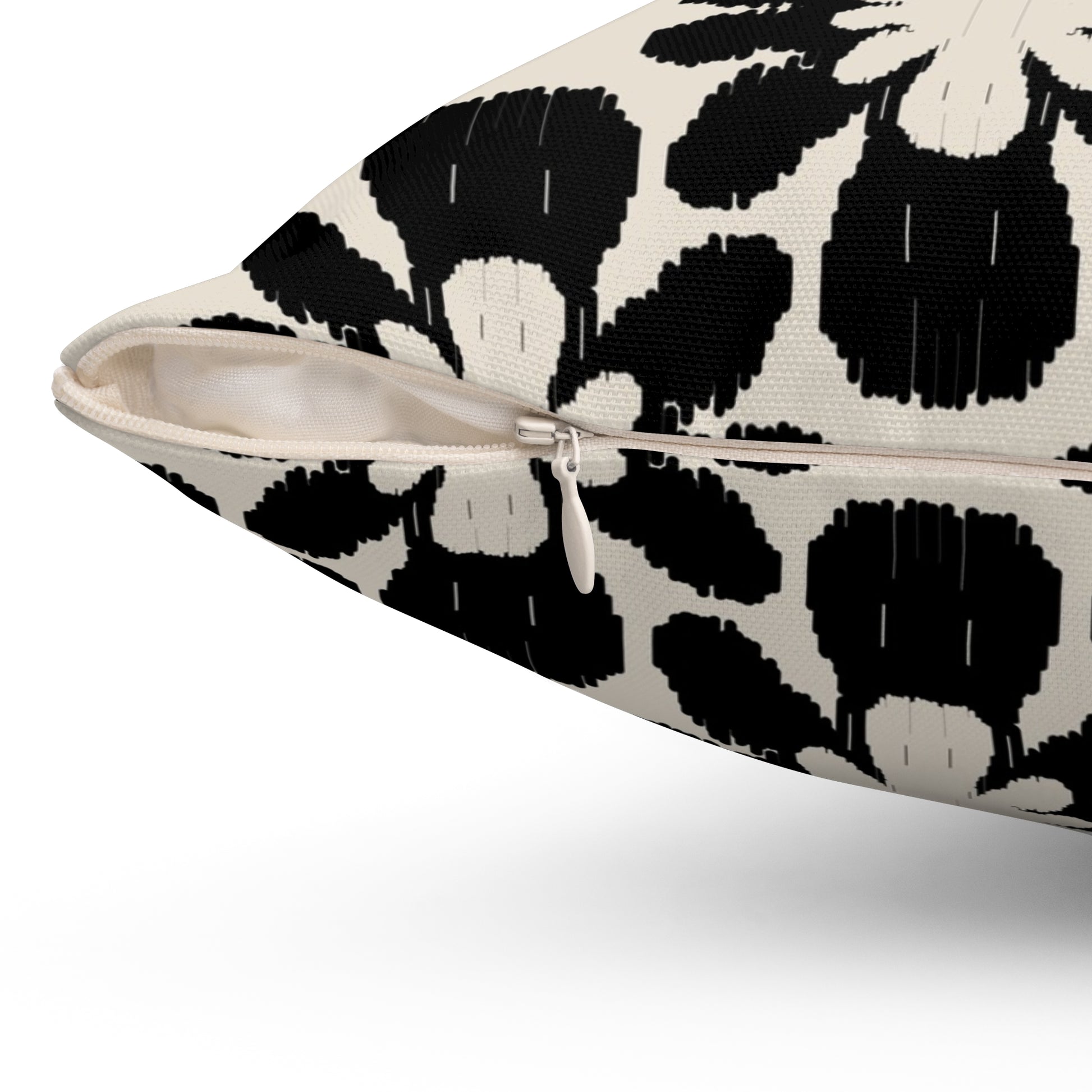 Boho Floral Throw Pillow - Chic Cushion, Home Decor Accent, Modern Pillow, Gift for Her, Stylish Sofa Decoration, Cozy Living - aMOOsing Designs