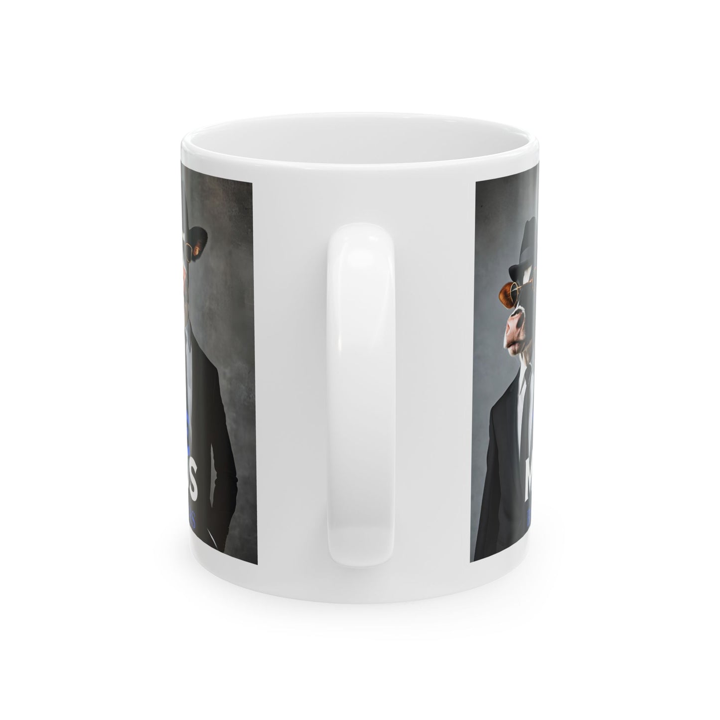 Mug - the Moos Brothers Ceramic Mug (11oz, 15oz) - aMOOsing Designs