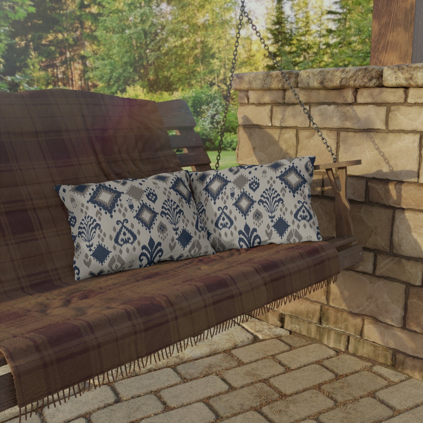 Elegant Outdoor Pillows - Decorative Cushions with Modern Patterns for Cozy Patios and Gardens - aMOOsing Designs