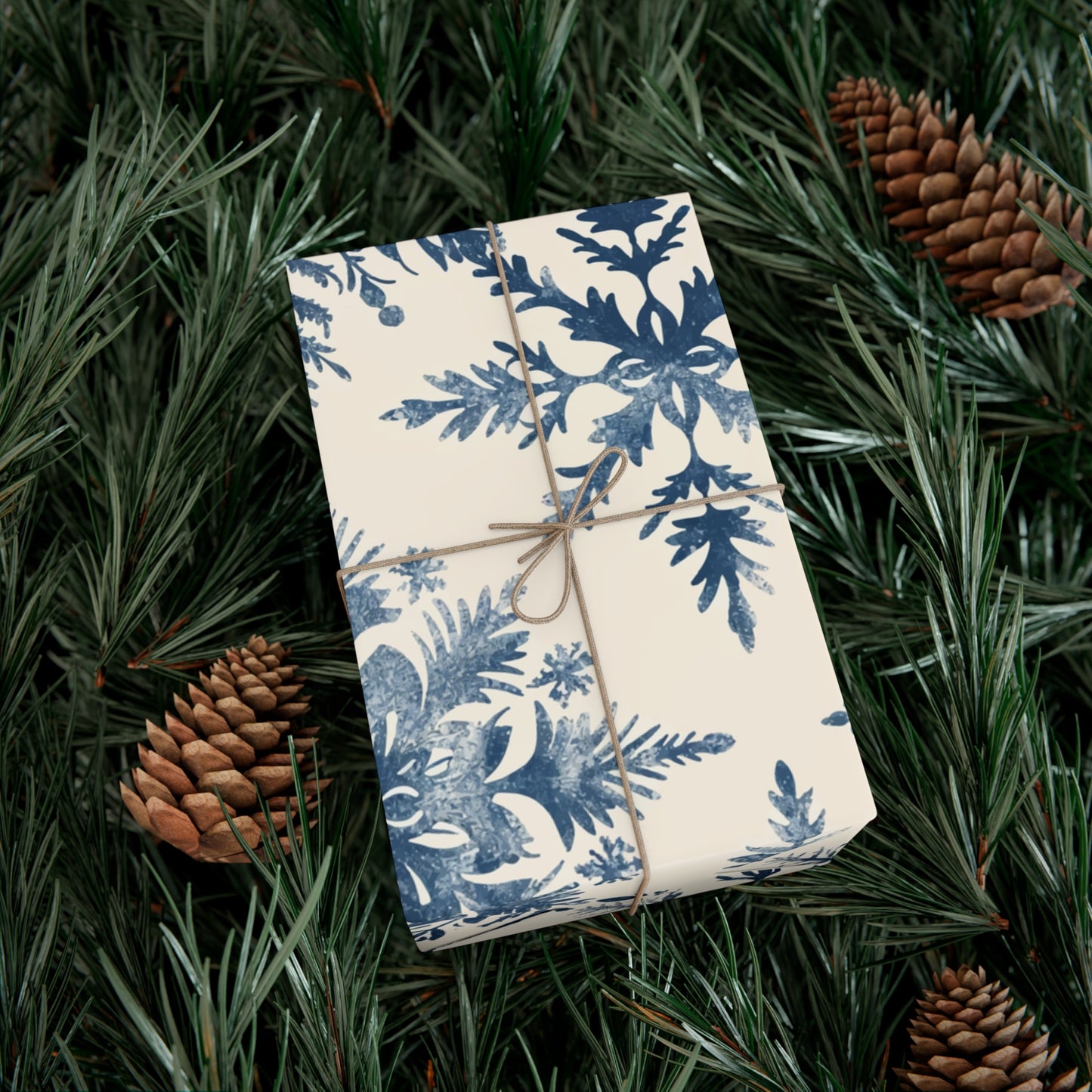 Elegant Snowflake Gift Wrap Papers - Perfect for Holidays and Celebrations - aMOOsing Designs