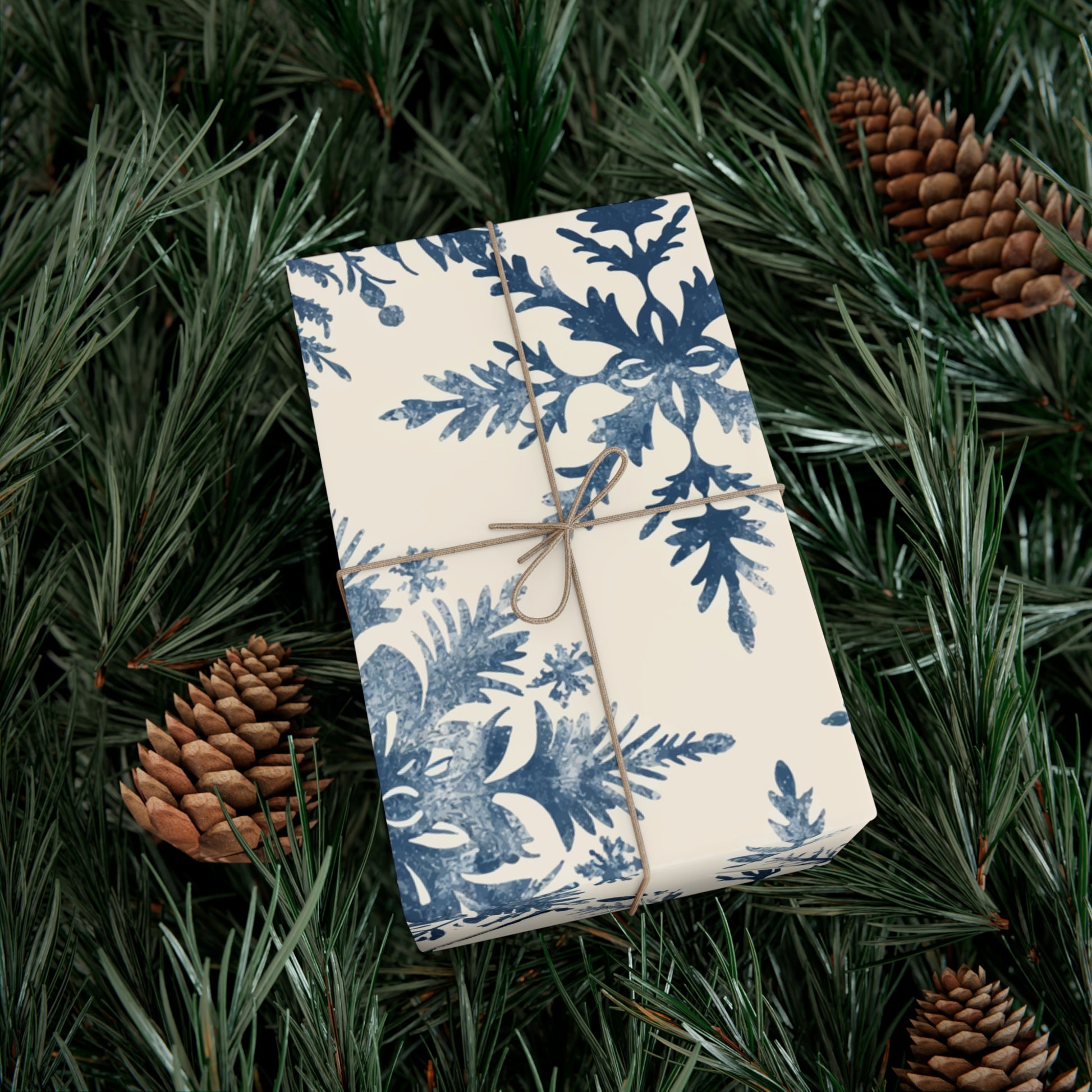 Elegant Snowflake Gift Wrap Papers - Perfect for Holidays and Celebrations - aMOOsing Designs