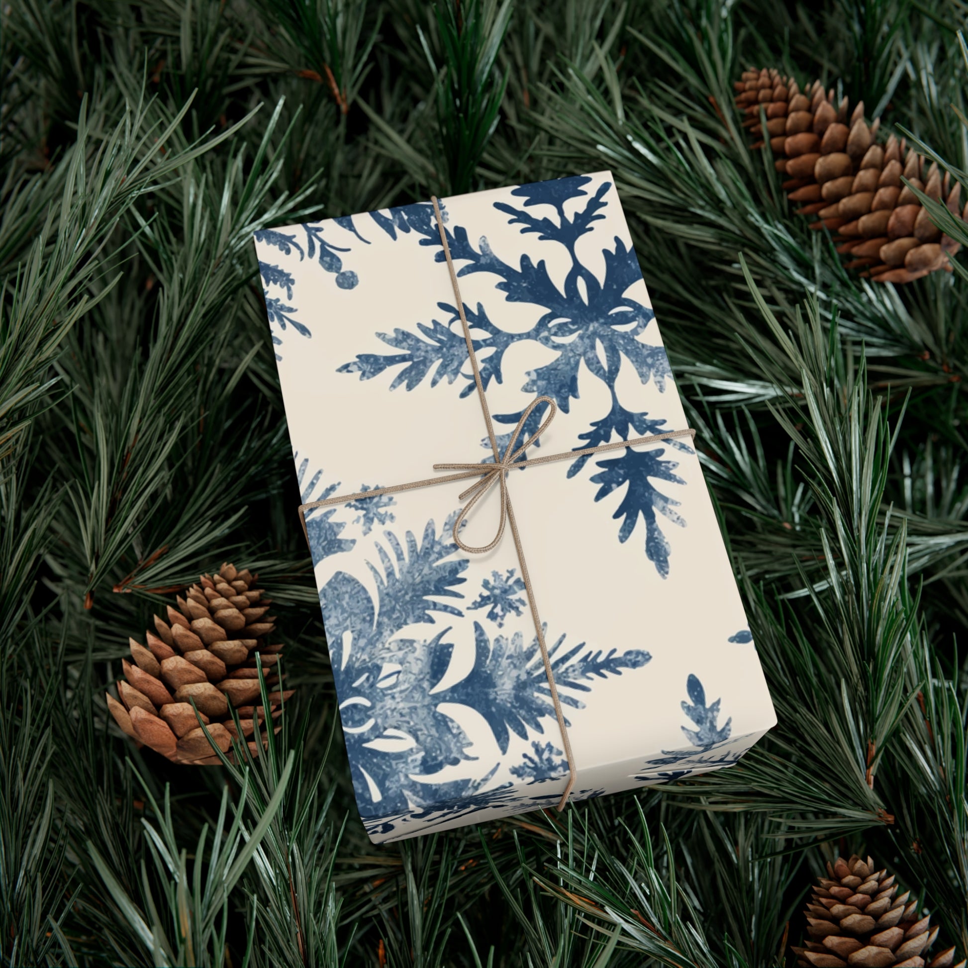 Elegant Snowflake Gift Wrap Papers - Perfect for Holidays and Celebrations - aMOOsing Designs