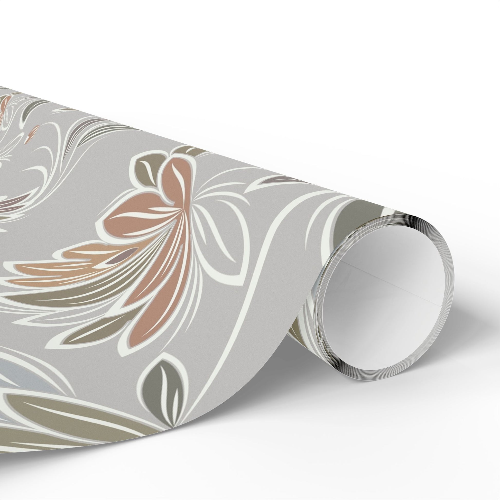 Floral Wrapping Paper - Elegant Gift Wrap for Special Occasions, Eco-Friendly, Birthday, Wedding, Holiday Gifts - aMOOsing Designs