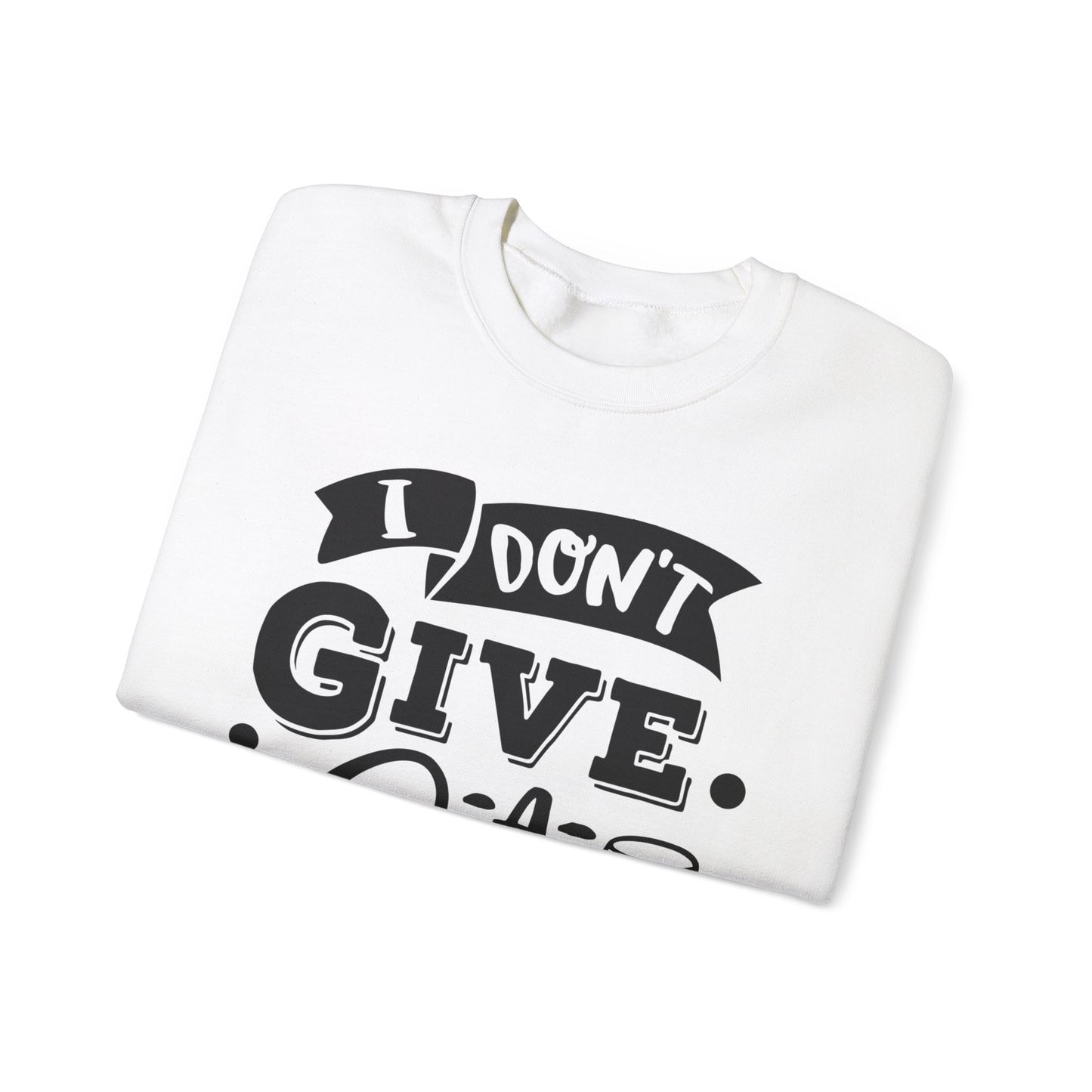 I Don't Give a Sip Unisex Heavy Blend Crewneck Sweatshirt, Funny Wine Lover Gift, Cozy Casual Sweatshirt, Perfect for Parties, Sip and Chill - aMOOsing Designs