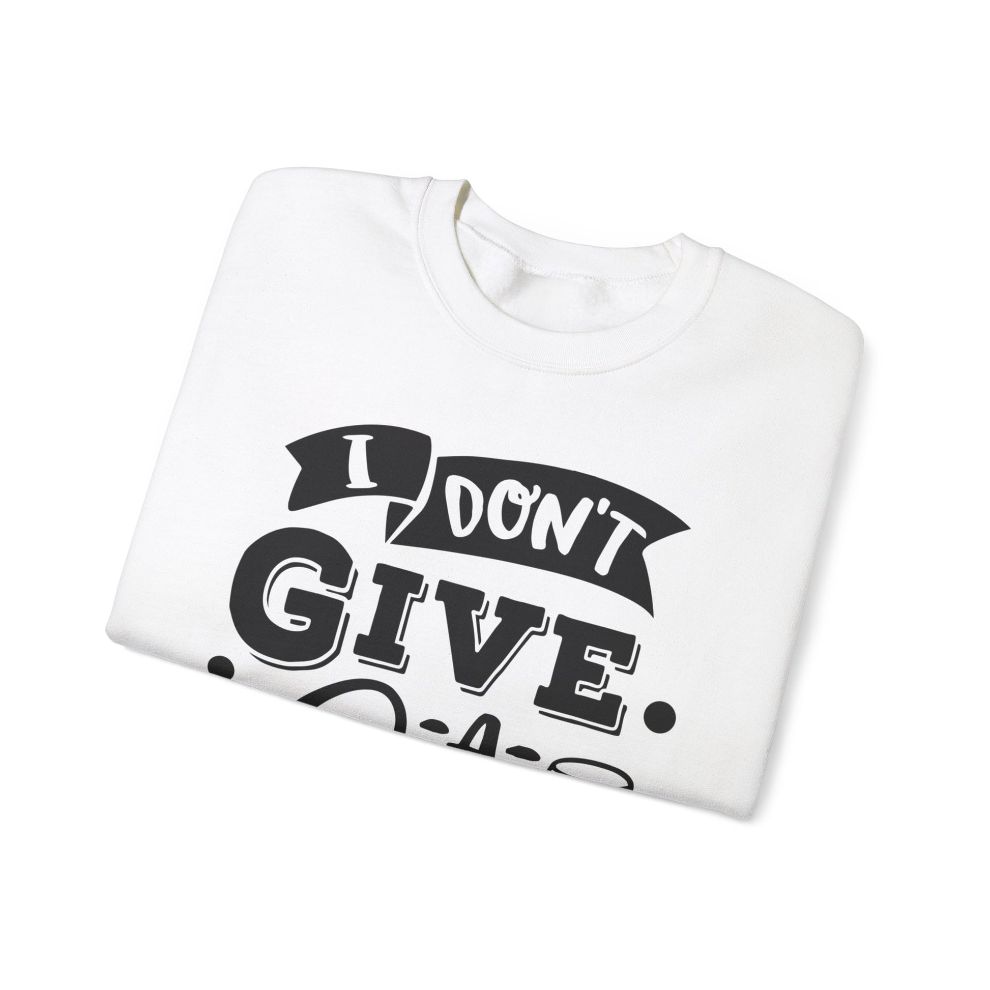 I Don't Give a Sip Unisex Heavy Blend Crewneck Sweatshirt, Funny Wine Lover Gift, Cozy Casual Sweatshirt, Perfect for Parties, Sip and Chill - aMOOsing Designs