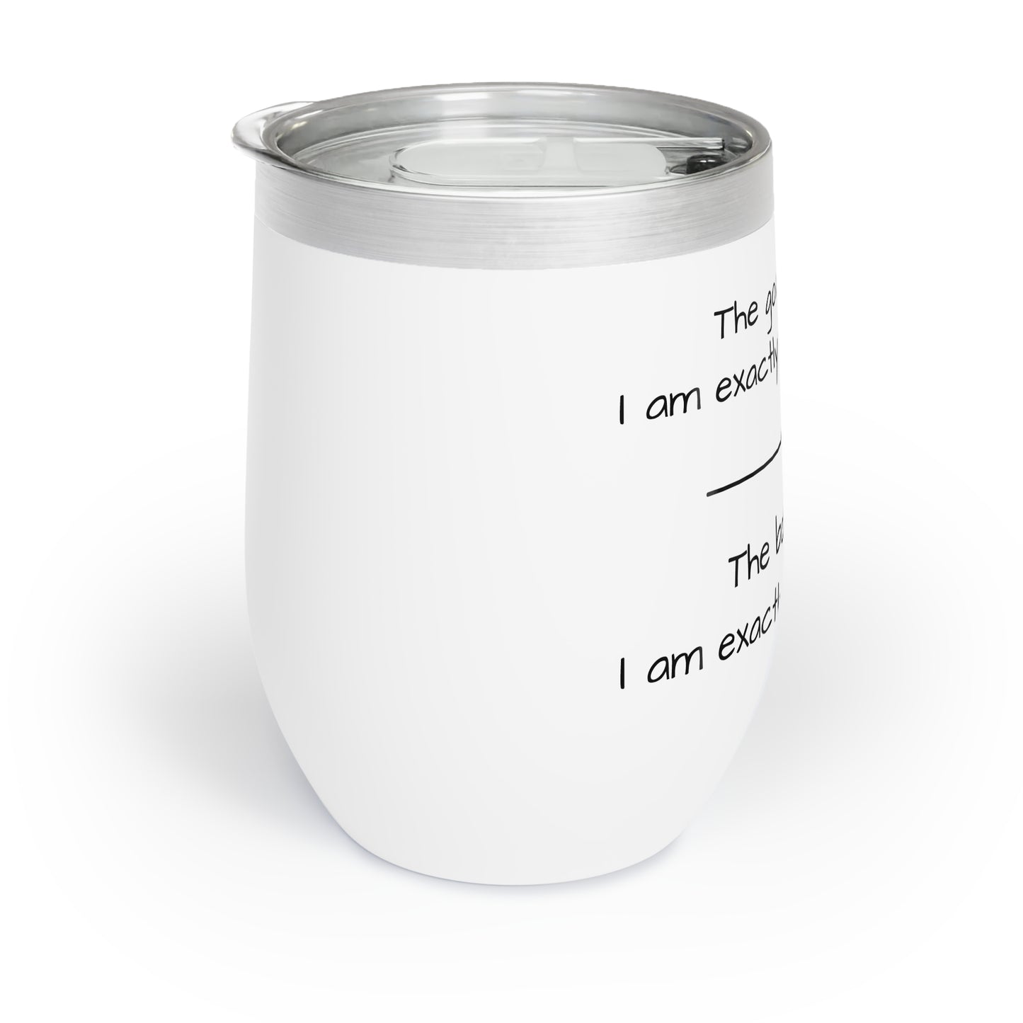 Humorous Wine Tumbler - "Good News/Bad News" – Perfect for Wine Lovers - aMOOsing Designs