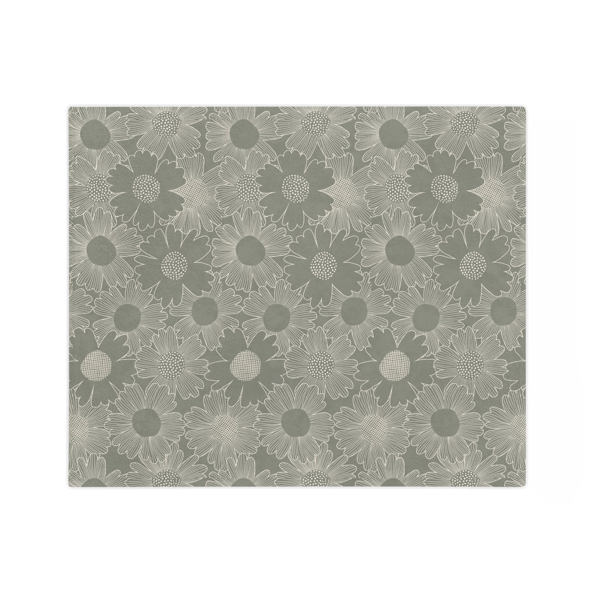 Sunflower Velveteen Microfiber Blanket - Cozy Floral Throw for Relaxation, Gift for Home Decor, Warm Fleece Blanket, Housewarming Gift, - aMOOsing Designs