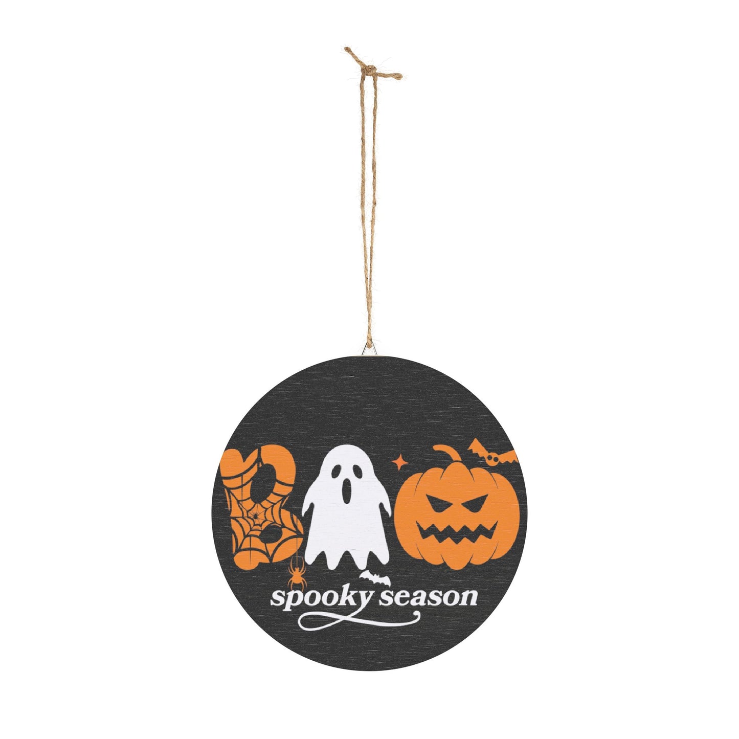 Halloween Wood Signs, Spooky Season Front Door Decor, Seasonal Celebration Wall Art, Festive Holiday Home Decoration, Fall Wooden Plaques