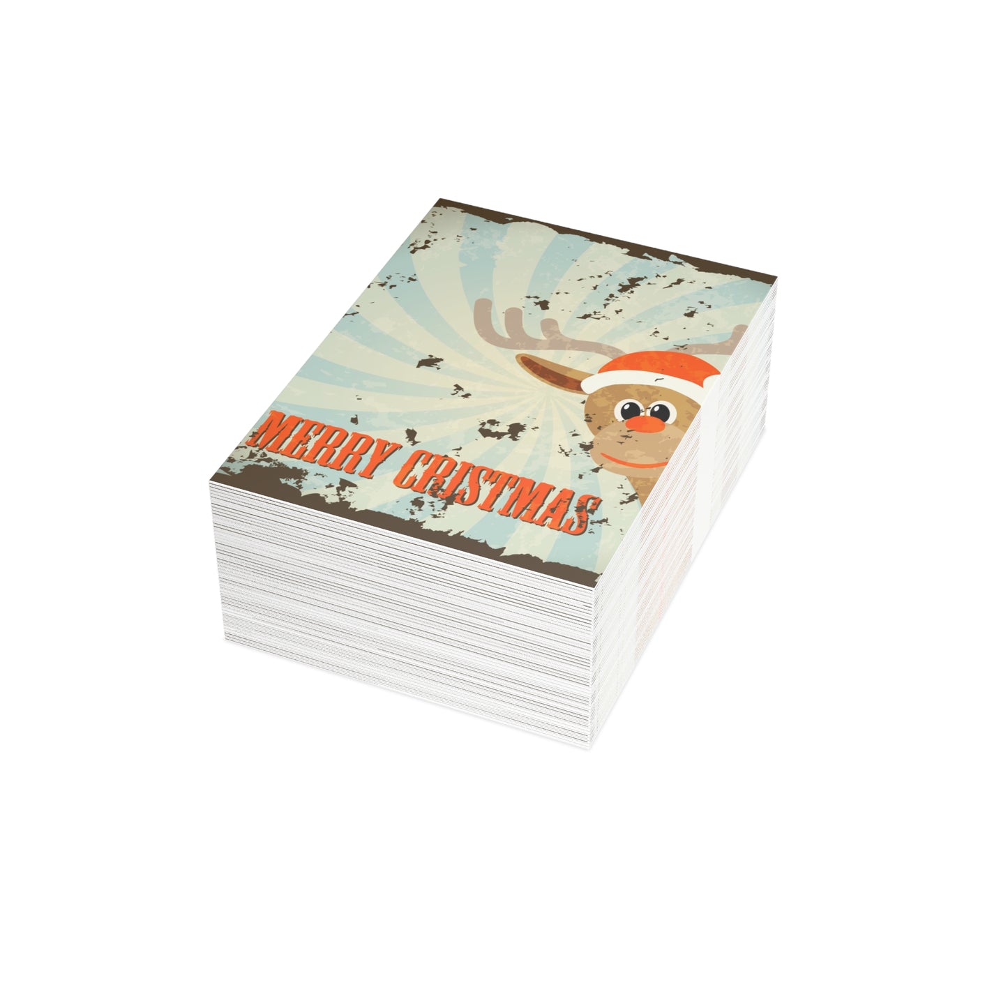 Christmas Postcard Set, Vintage Holiday Cards, Festive Greeting Cards, Fun Gift, Seasonal Mail, Envelopes Included