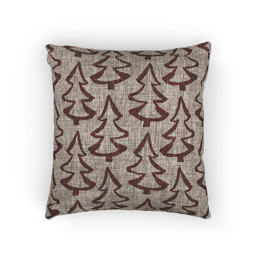 Cozy Woven Pillow for Home Decor, Rustic Throw Pillow, Winter Cabin Decor, Holiday Gift, Bohemian Cushion