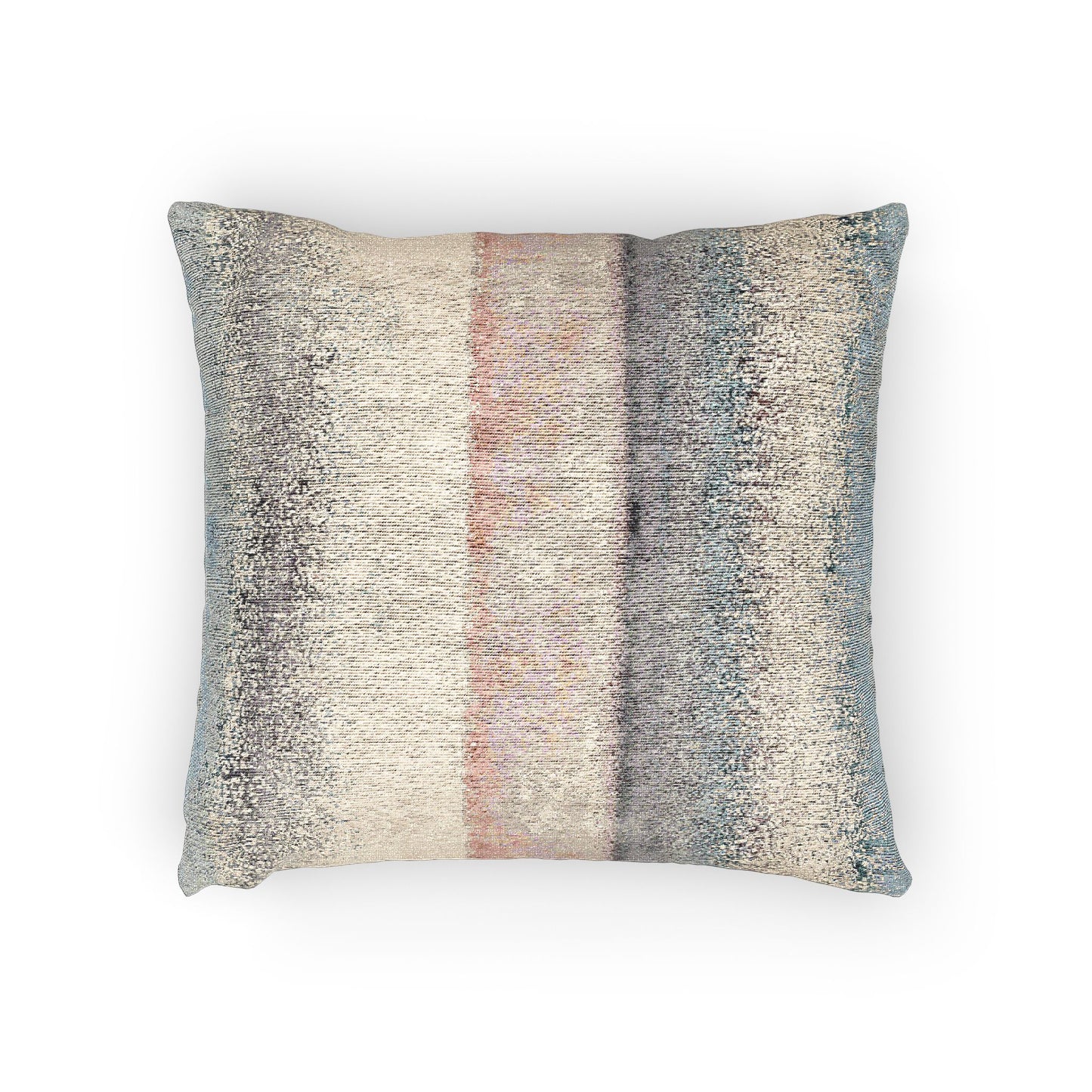 Cozy Woven Pillow, Bohemian Stripes, Home Decor, Decorative Cushion, Textured Throw Pillow, Living Room Accessories, Gift for Her