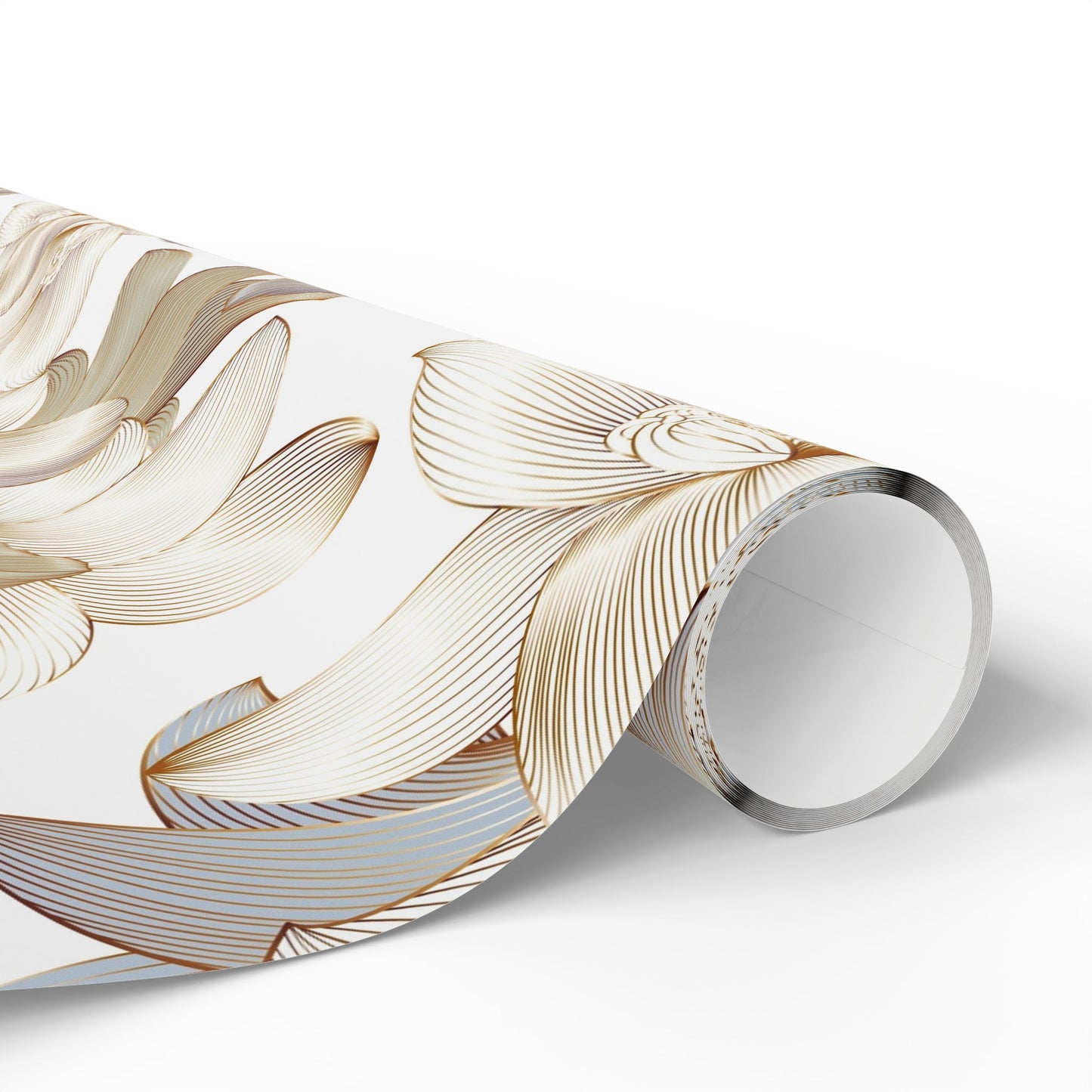 Elegant Floral Wrapping Paper, Gift Wrap for Special Occasions, Eco-Friendly Gift Wrapping, Wedding, Birthday, Christmas - aMOOsing Designs