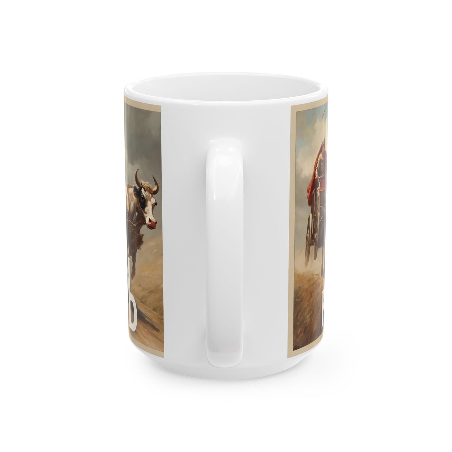 Funny Mug - Ben Herd Ceramic Coffee Cup (11oz, 15oz) - aMOOsing Designs