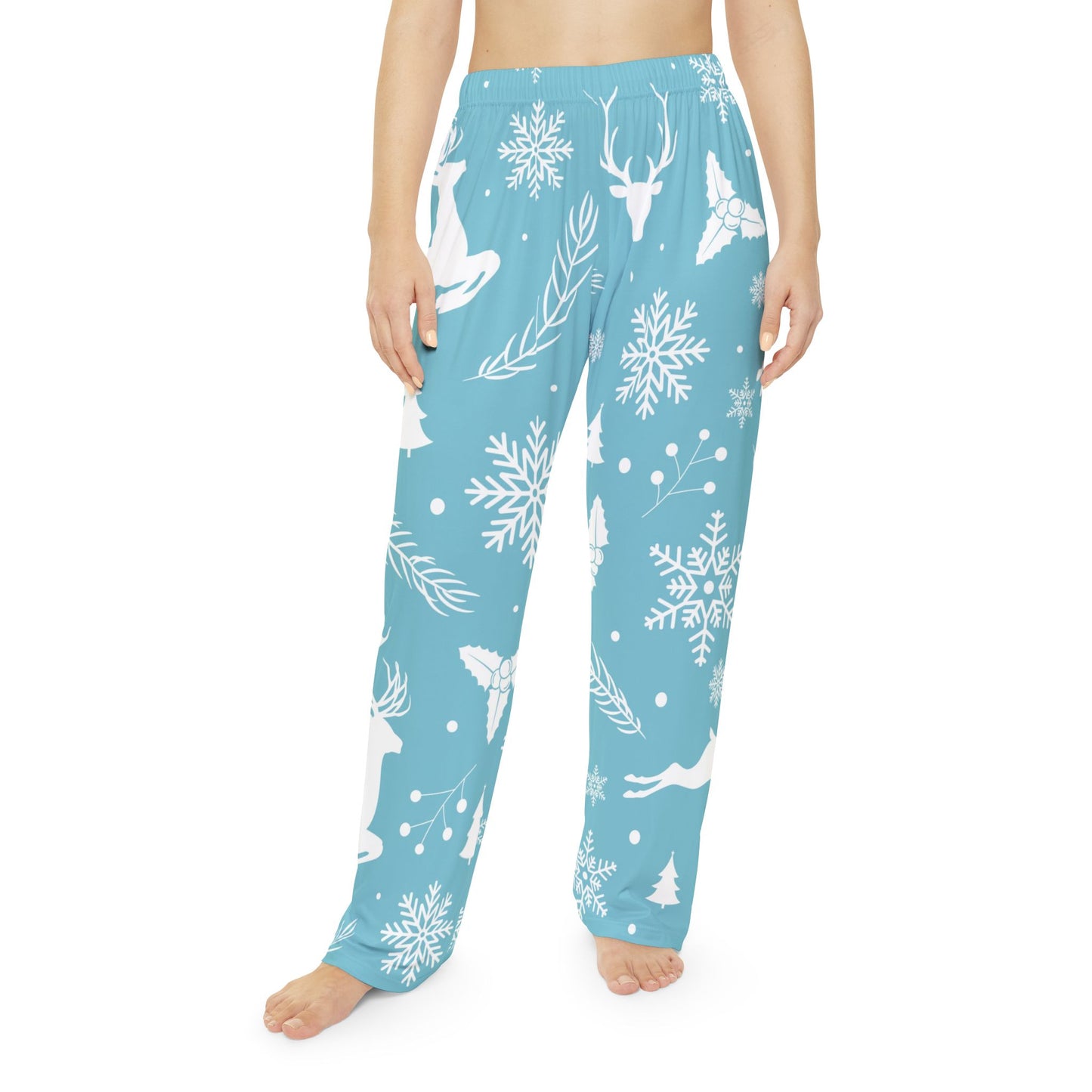 Cozy Women's Pajama Pants - Winter Wonderland Design for Comfort and Relaxation, Holiday Sleepwear, Gift for Her, Loungewear