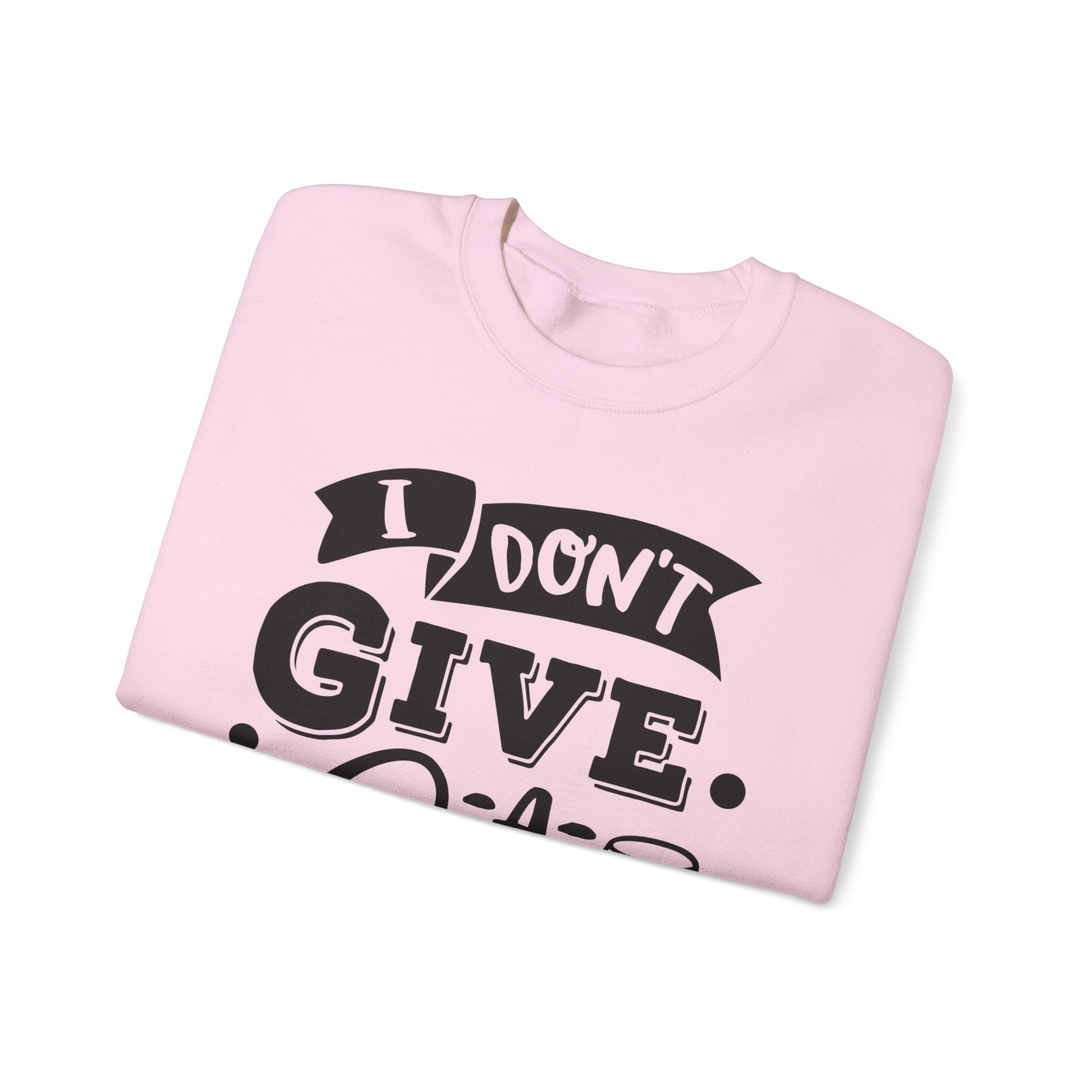 I Don't Give a Sip Unisex Heavy Blend Crewneck Sweatshirt, Funny Wine Lover Gift, Cozy Casual Sweatshirt, Perfect for Parties, Sip and Chill - aMOOsing Designs