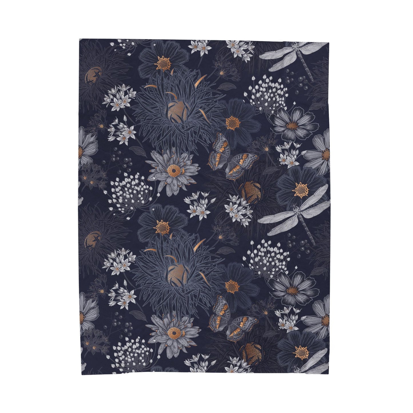 Floral Velveteen Plush Blanket, Cozy Throw for Home Décor, Perfect Gift for Weddings, Birthdays, or Baby Showers, Soft Blanket