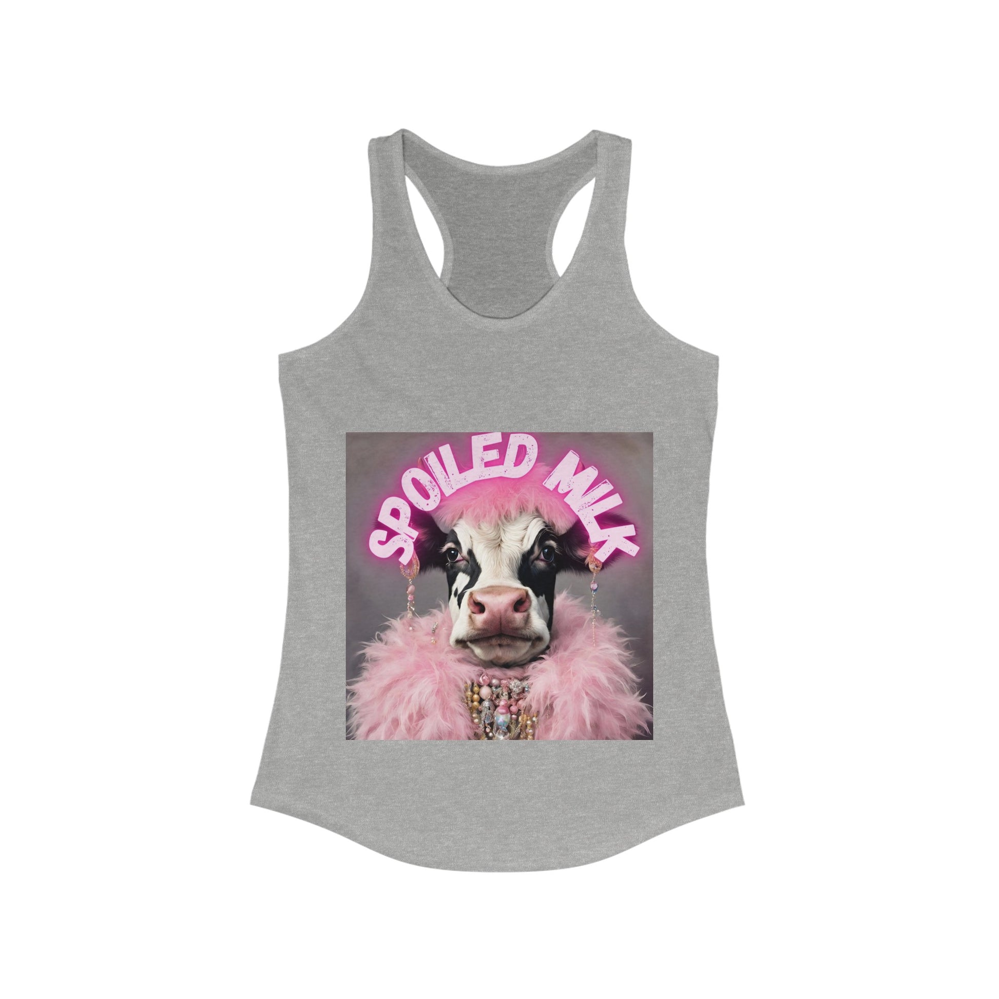 Spoiled Milk Women's Ideal Racerback Tank - aMOOsing Designs