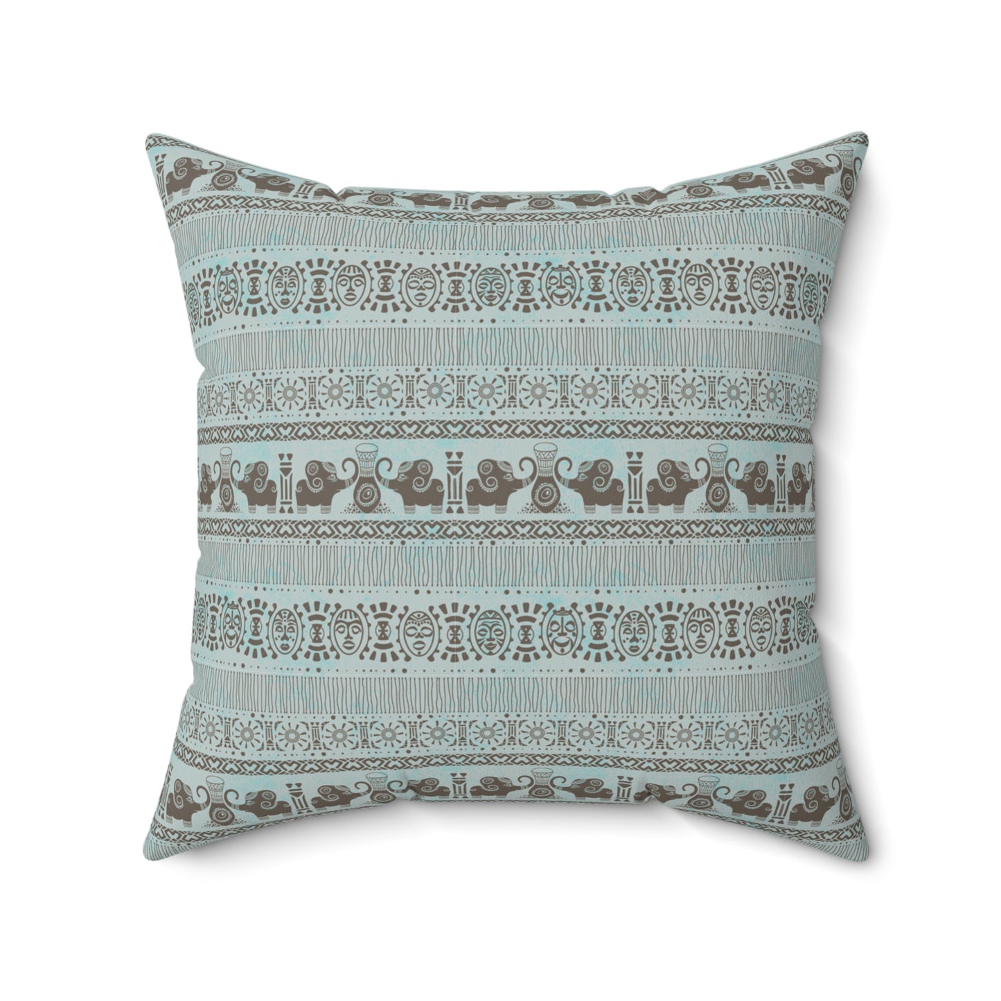 Boho Decorative Pillow | Cozy Square Cushion with Floral Pattern for Living Room, Bedroom Decor
