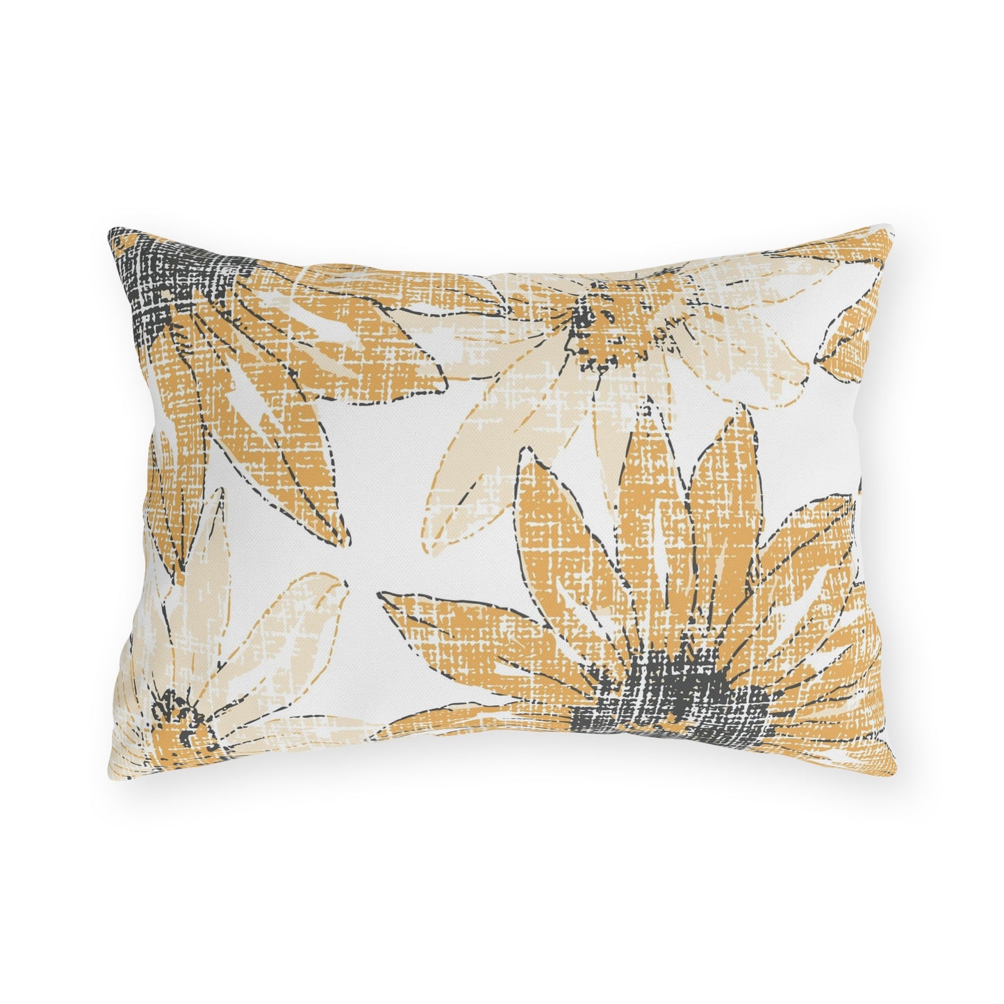 Sunflower Outdoor Pillows, Floral Patio Decor, Summer Cushions, Garden Pillow, Boho Home Accessories