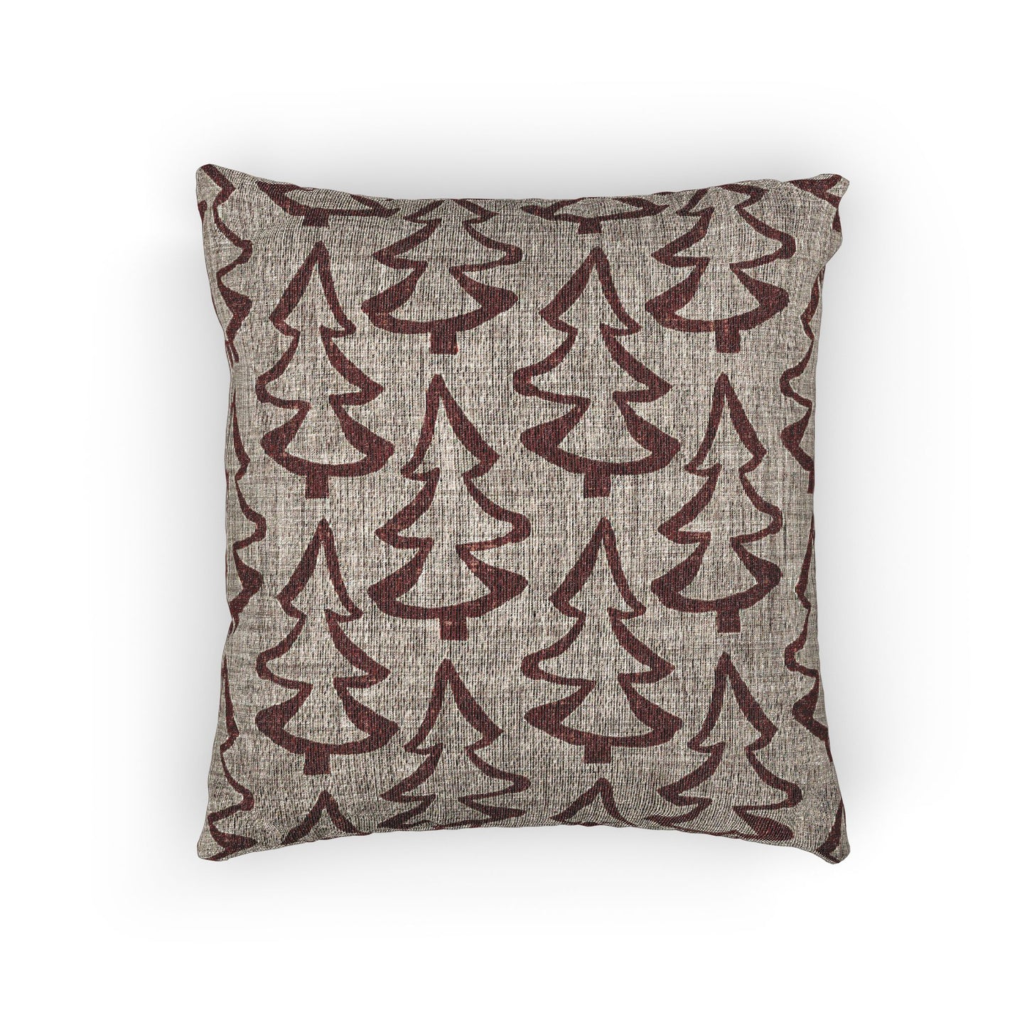 Cozy Woven Pillow for Home Decor, Rustic Throw Pillow, Winter Cabin Decor, Holiday Gift, Bohemian Cushion