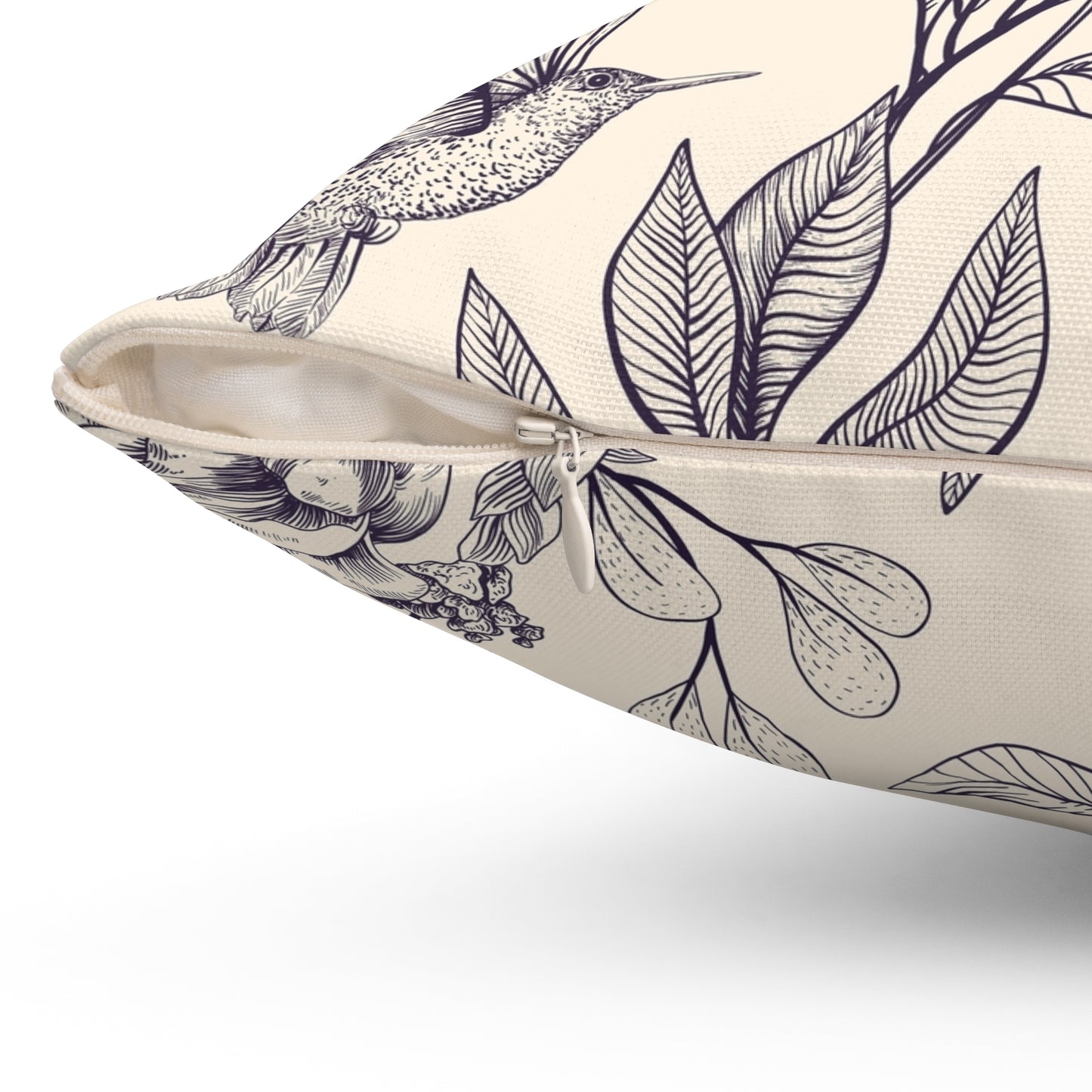 Botanical Nature Pillow, Indoor Decor Cushion, Floral Accent Pillow, Cozy Home Gift, Butterfly Throw Pillow - aMOOsing Designs