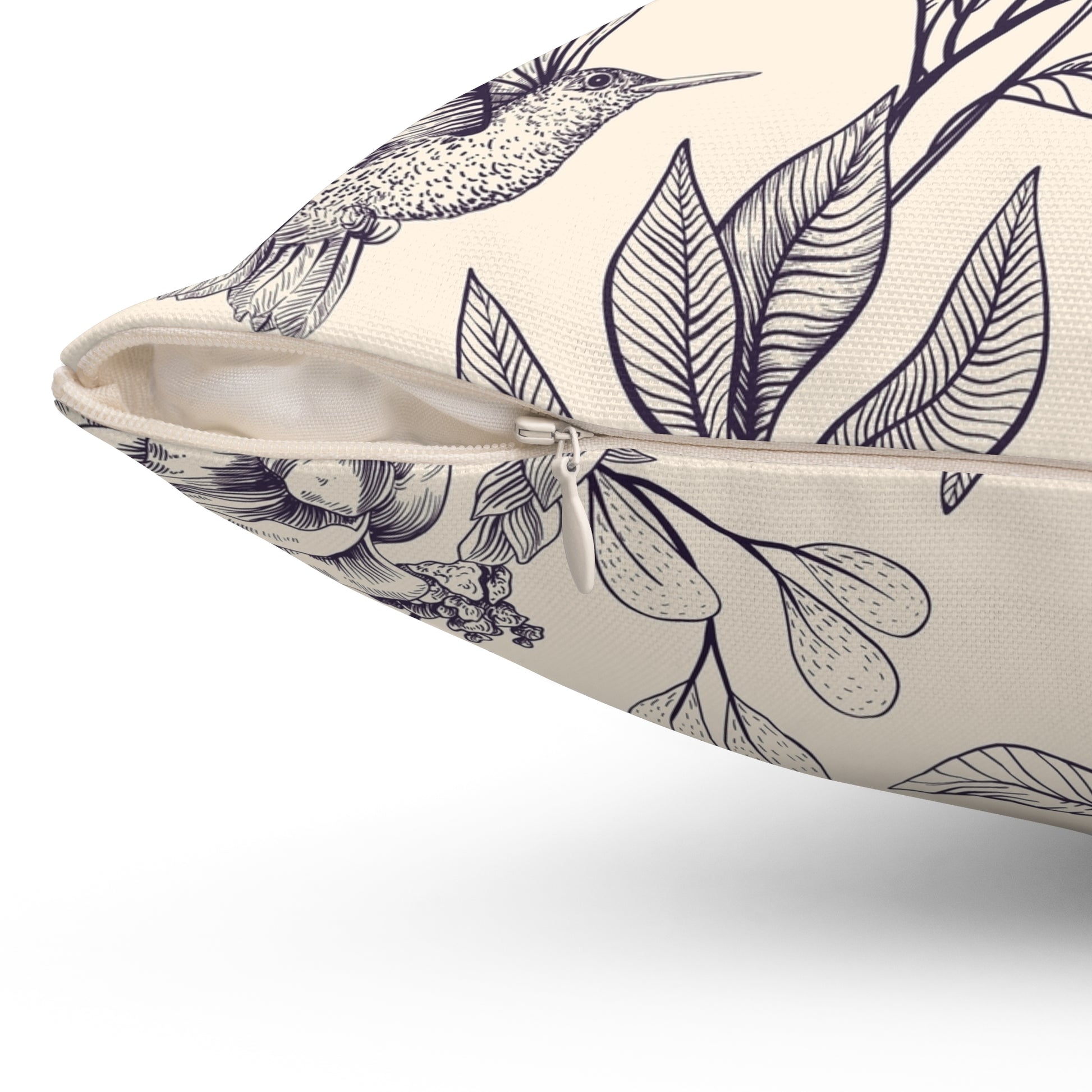 Botanical Nature Pillow, Indoor Decor Cushion, Floral Accent Pillow, Cozy Home Gift, Butterfly Throw Pillow - aMOOsing Designs