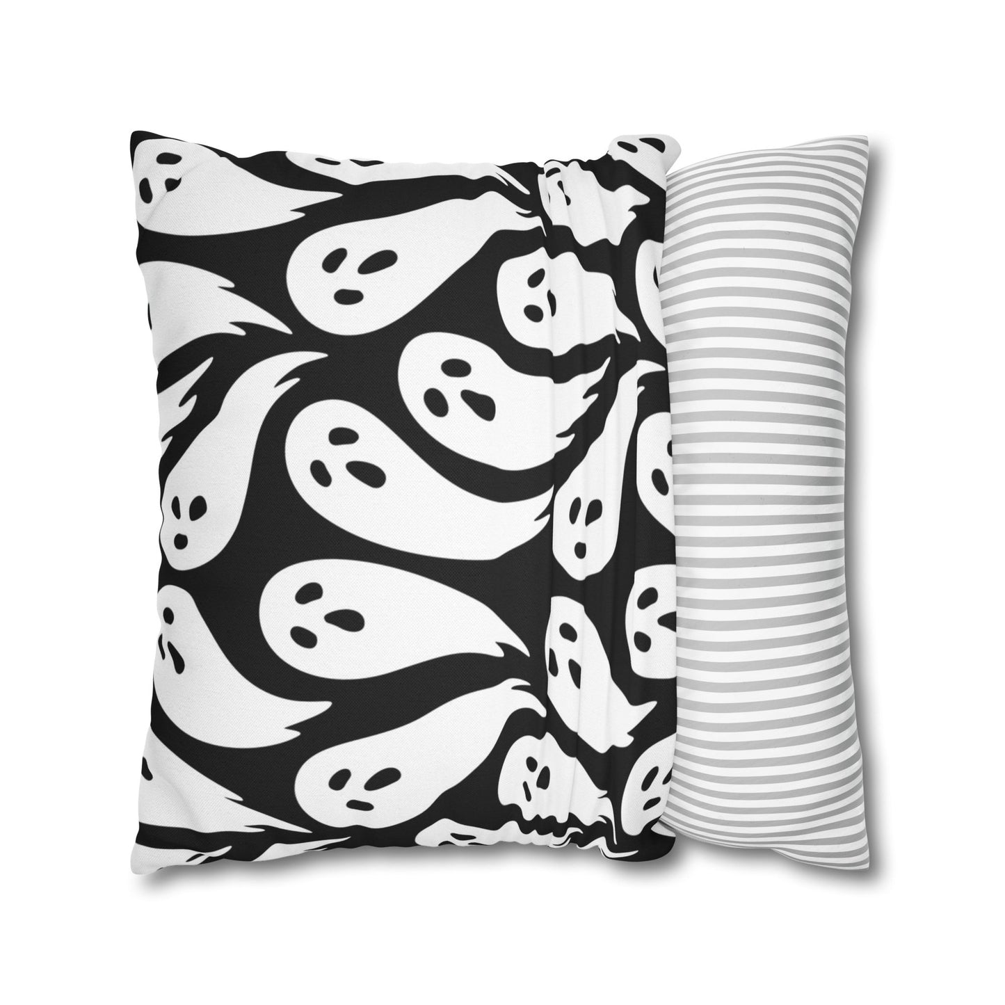 Spooky Ghost Pillowcase, Halloween Decor, Home Accent, Pillowcase for Fall, Scary Home Decor - aMOOsing Designs