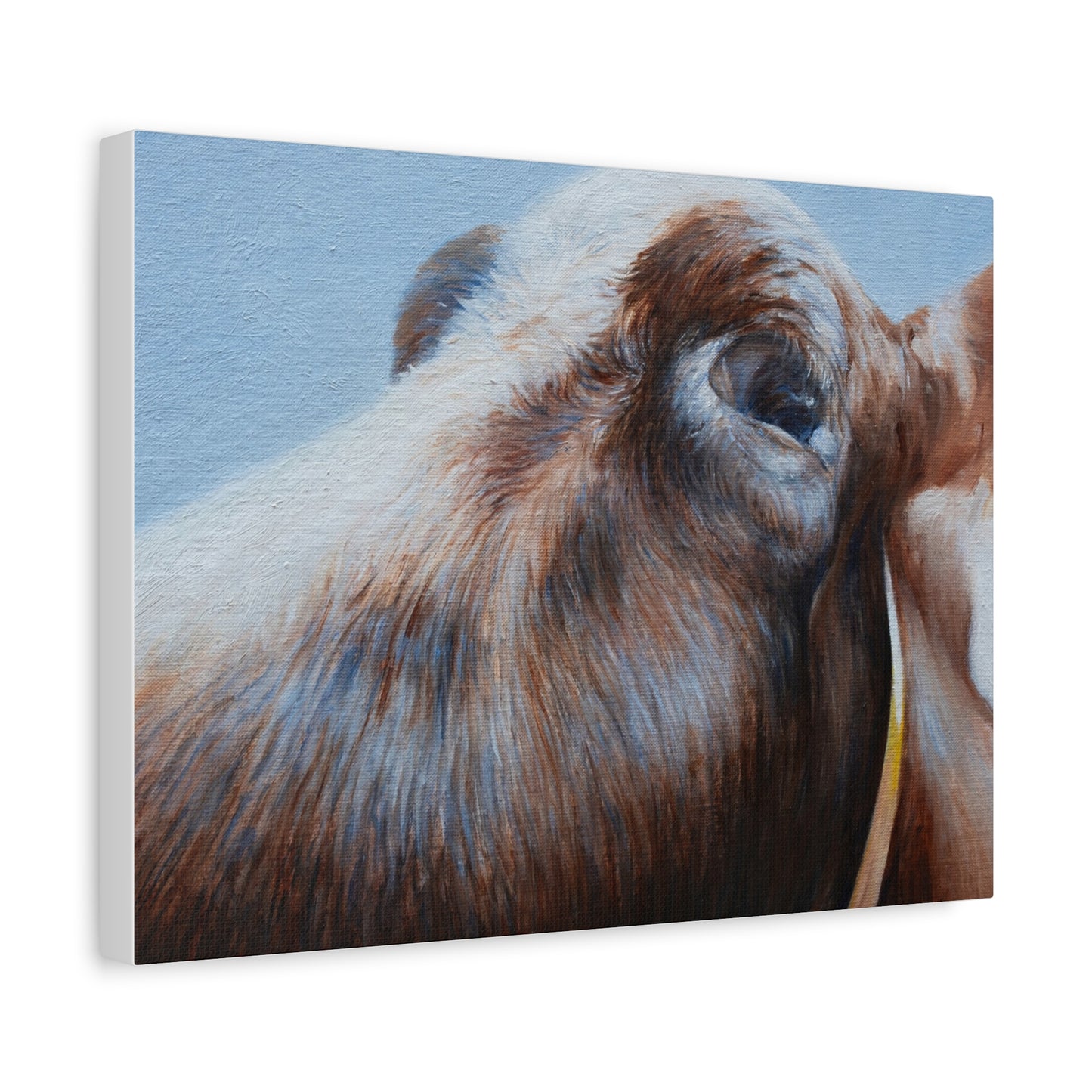 Farmhouse Chic Cow Art Canvas - Perfect for Country Decor - aMOOsing Designs