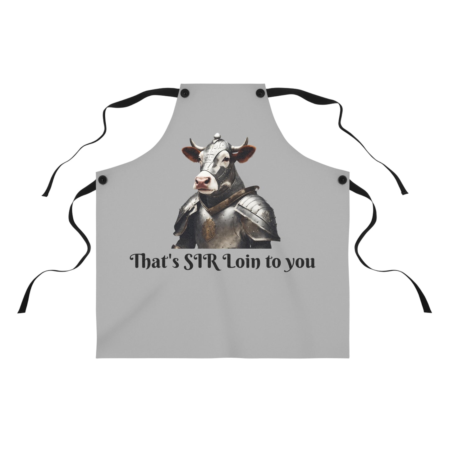 "Sir Loin Cooking Apron – The Noble Knight of the Grill!" 🐄⚔️🔥