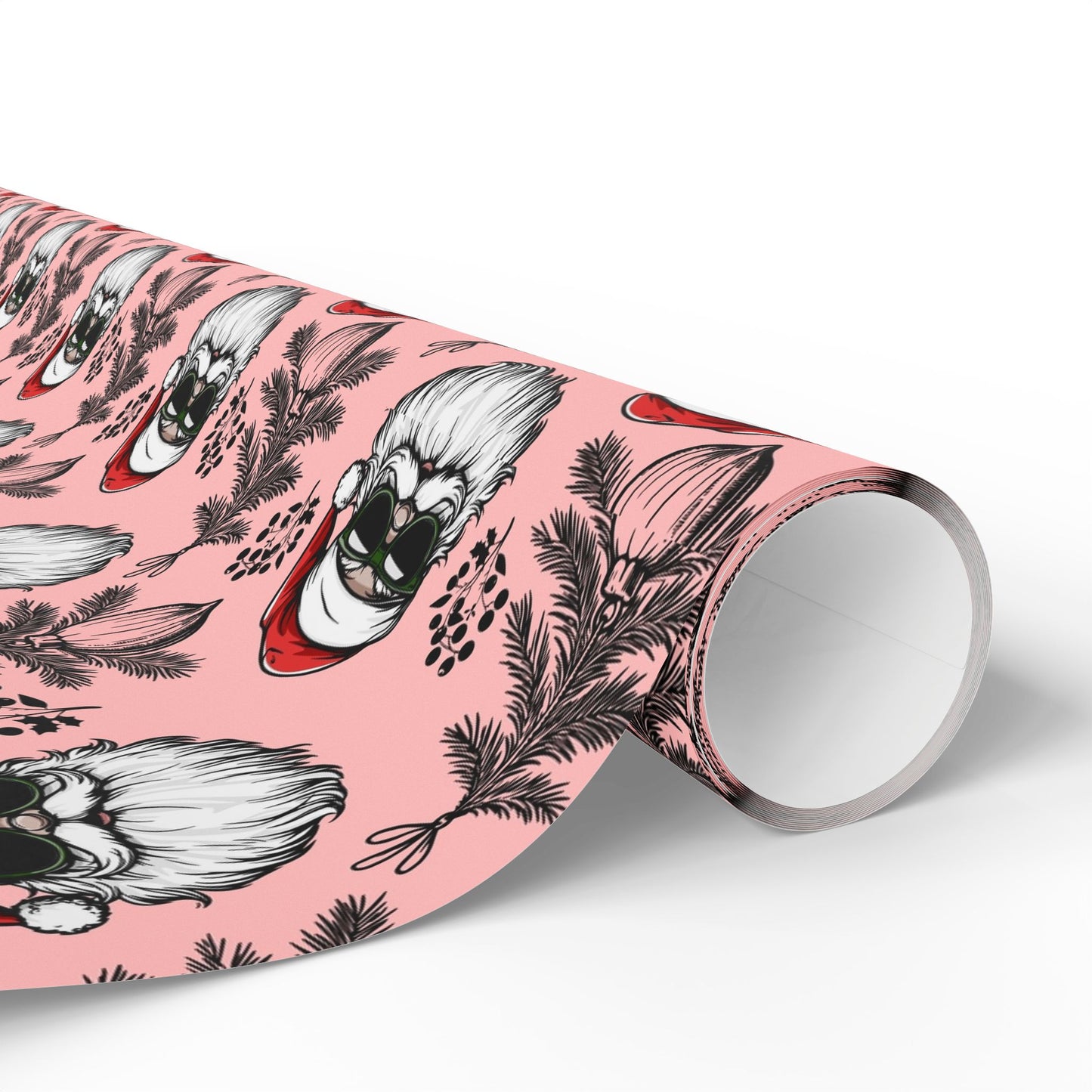 Santa Pattern Wrapping Papers - Christmas Gift Wrap, Holiday Present Packaging, Festive Gift Wrap Sheets, Xmas Wrapping Supplies, Seasonal