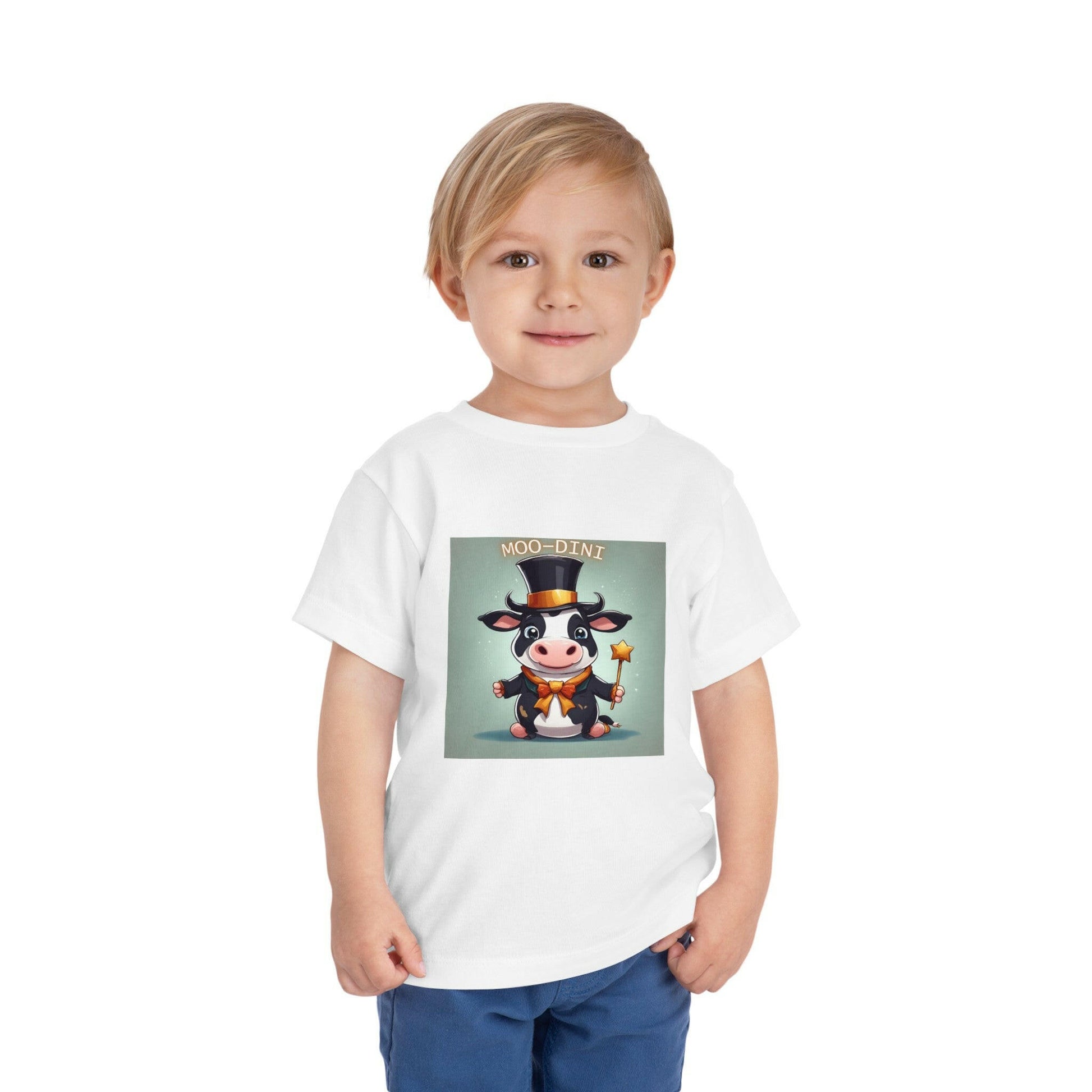 MOO-dini- Toddler Short Sleeve Tee.