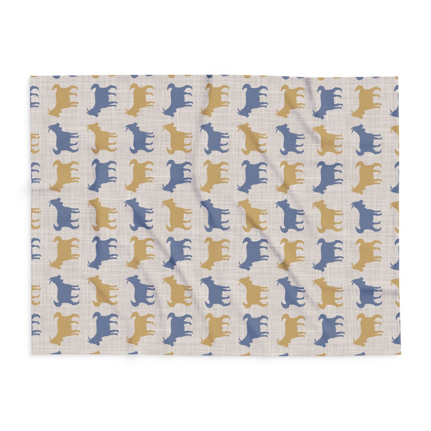 Fleece Blanket, Cozy Goats-Themed Arctic Throw, Bedding Decor, Gift for Animal Lovers, Home Accessory - aMOOsing Designs