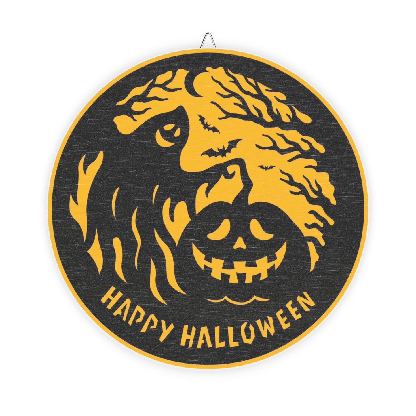 Halloween Wood Sign - Spooky Decor, Rustic Wall Art, Fall Home Decor, Seasonal Sign, Witchy Vibes