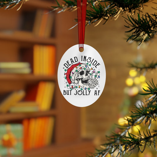 Skull Themed Holiday Metal Ornaments, Unique Christmas Decorations, Perfect Gift for Friends, Festive Home Decor, [...]